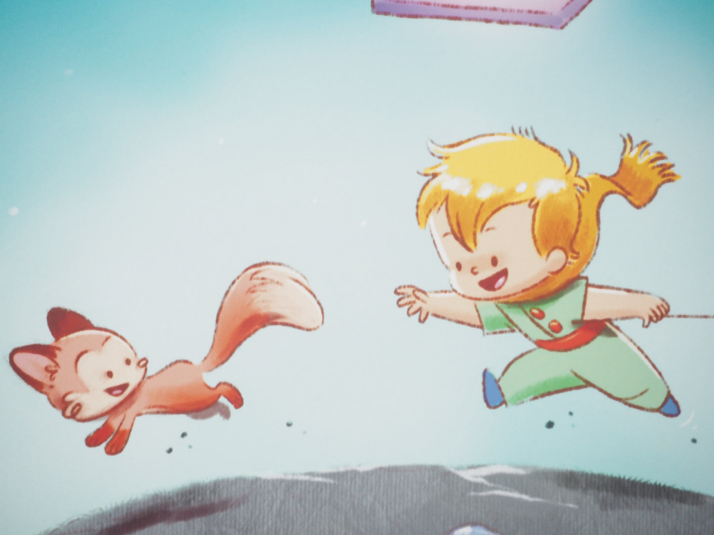 Antoine DE SAINT EXUPERY / Jordi NEF : Le Petit Prince s'amuse - Lithographie