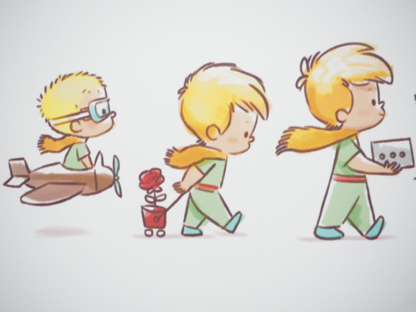 Antoine DE SAINT EXUPERY / Jordi Nef : Les aventures du Petit Prince - Lithographie