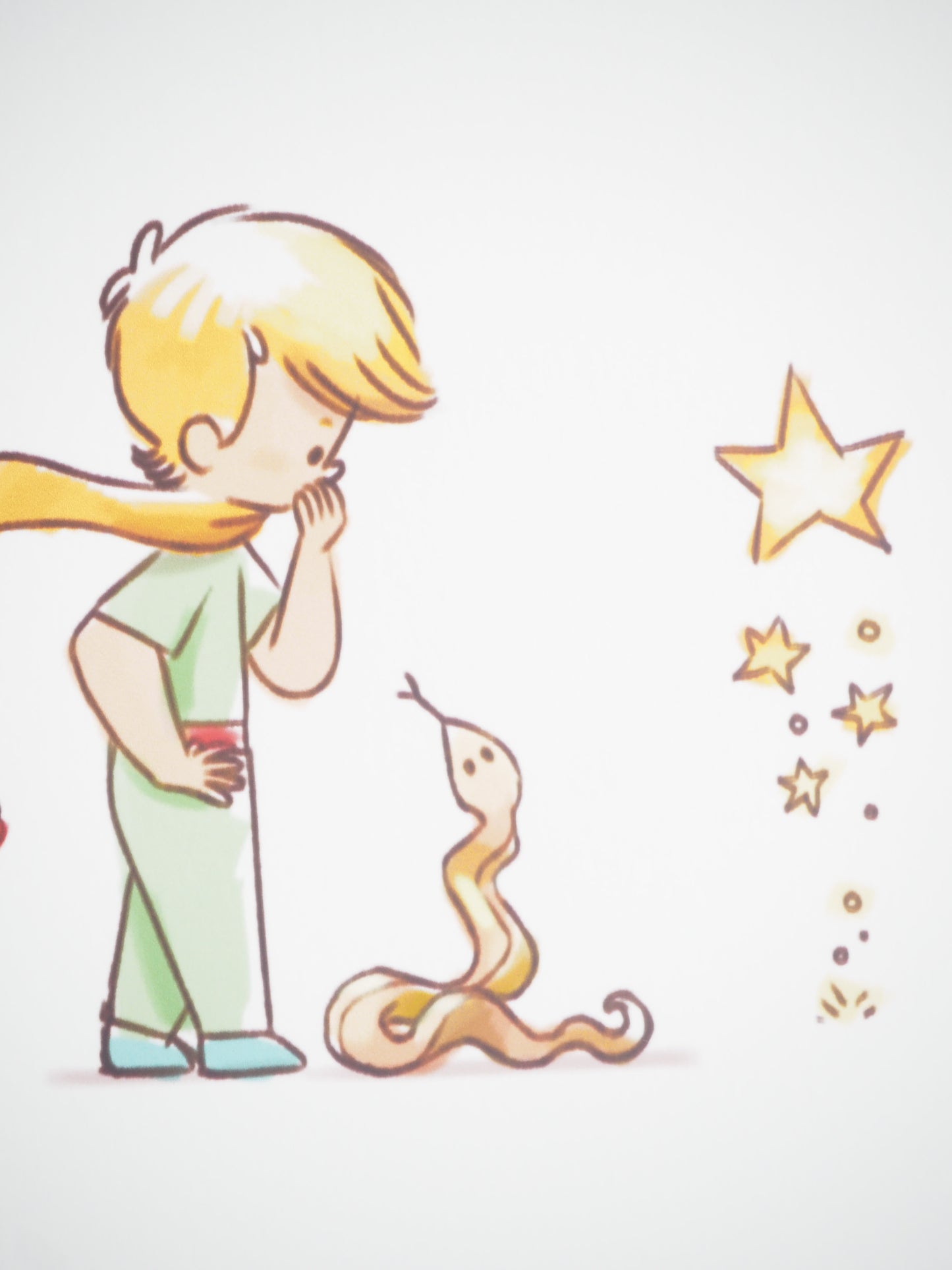 Antoine DE SAINT EXUPERY / Jordi Nef : Les aventures du Petit Prince - Lithographie