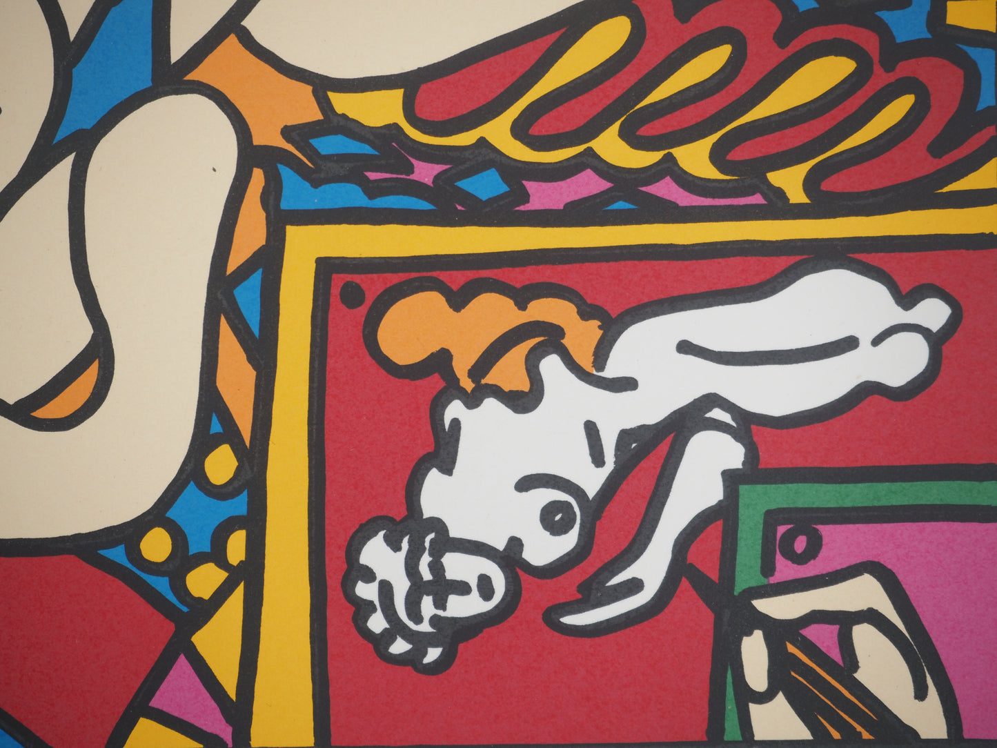 ERRO : Hommage à Léger et Matisse - Sérigraphie originale signée