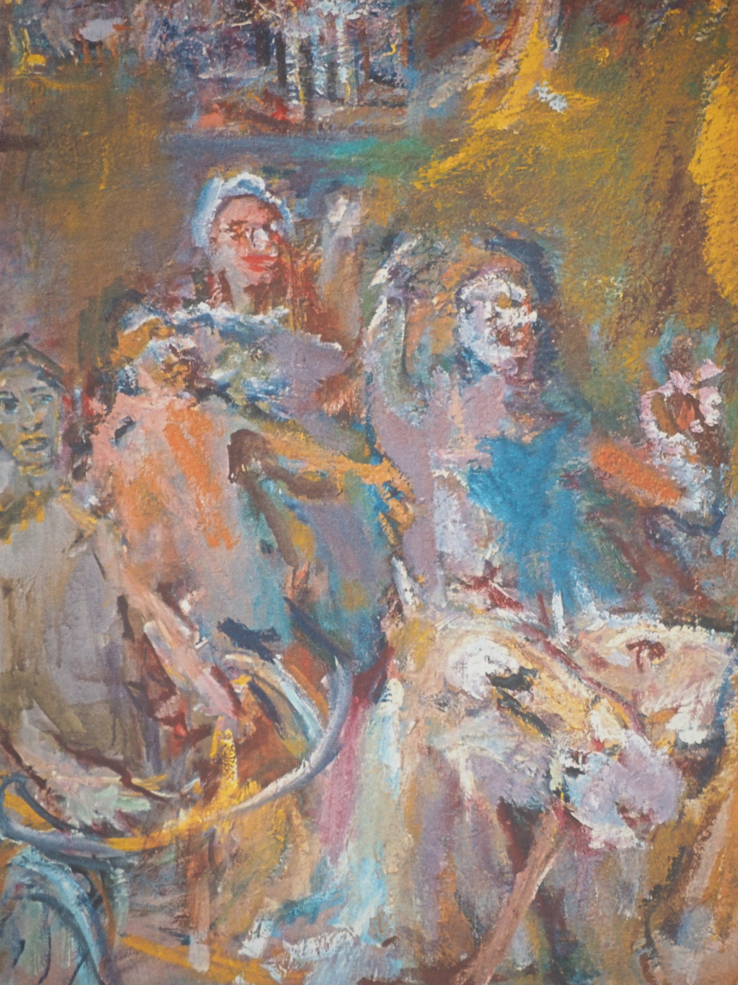Oskar KOKOSCHKA : Thésée et Penthésilée - Lithographie