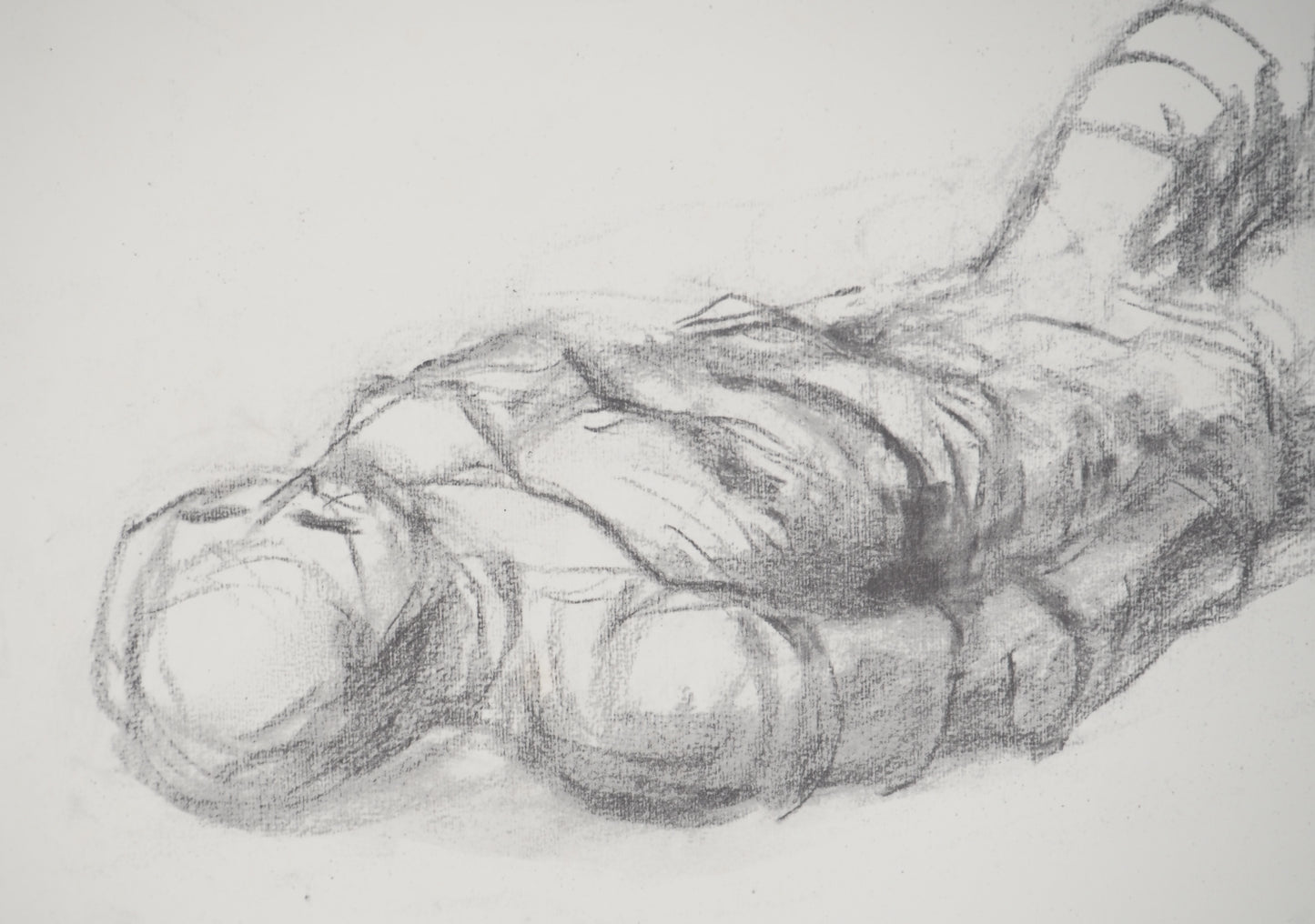 Henry MOORE: Hombre reclinado - Litografía firmada