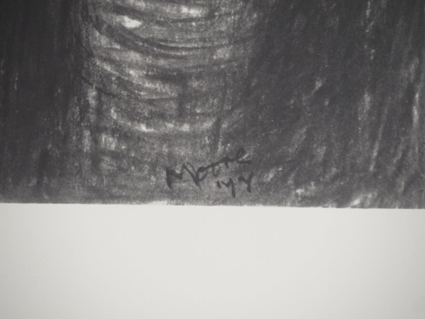 Henry MOORE : Eléphants dans la forêt - Lithographie signée