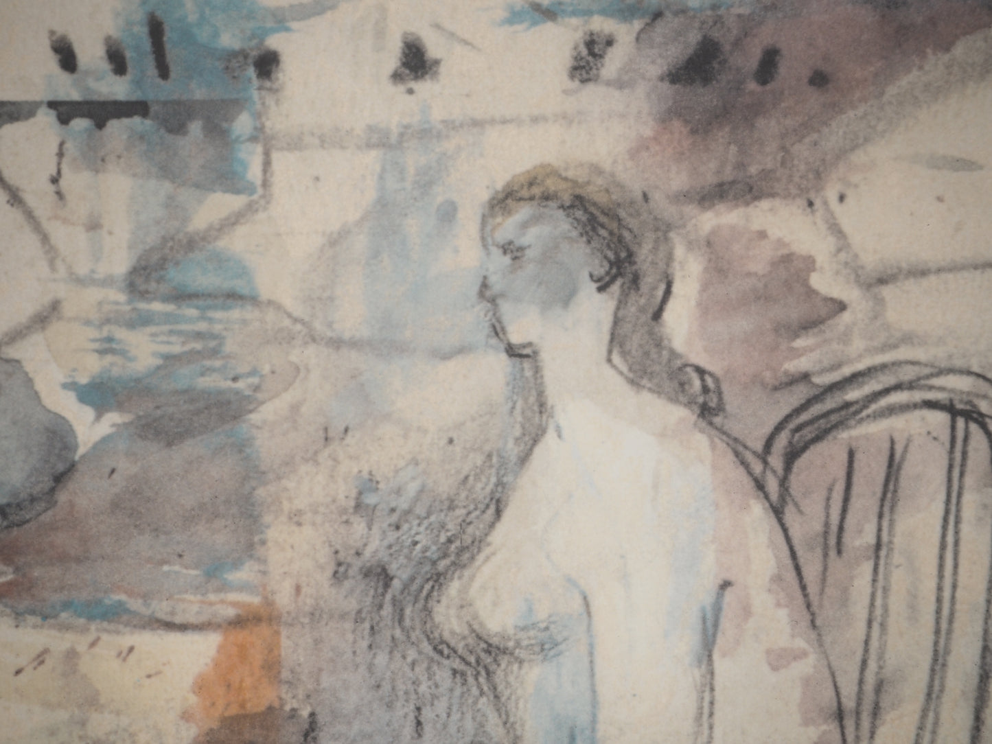 Henry MOORE : La Muse - Lithographie signée