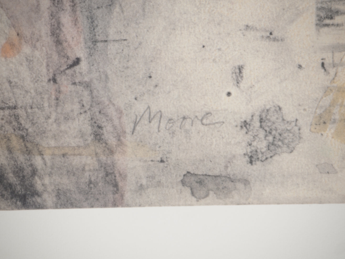 Henry MOORE : La Muse - Lithographie signée