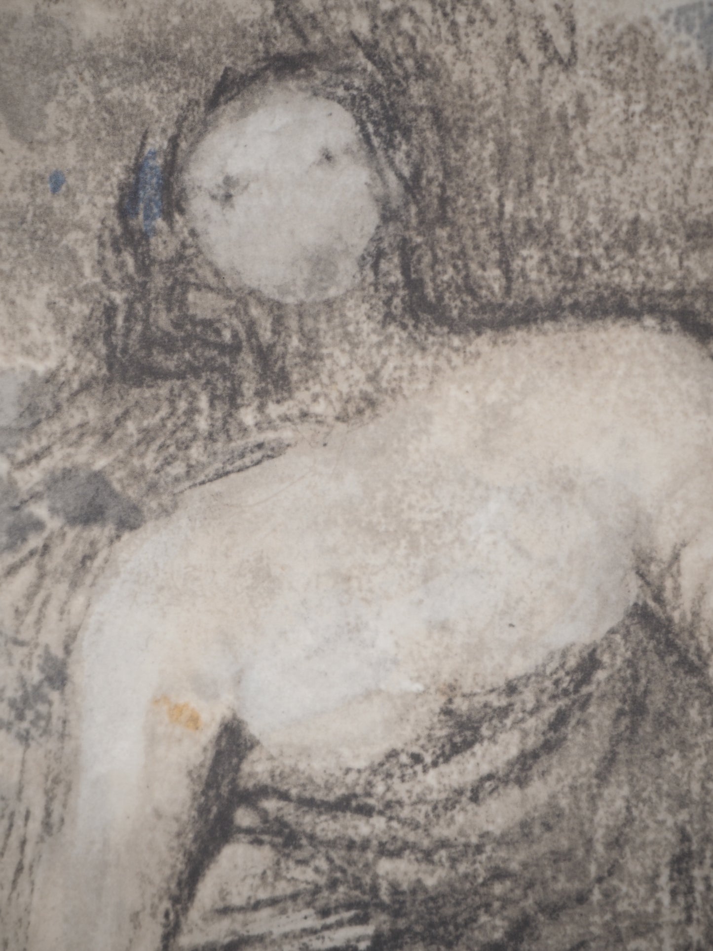 Henry MOORE: Young girl lying down - Signed lithograph
