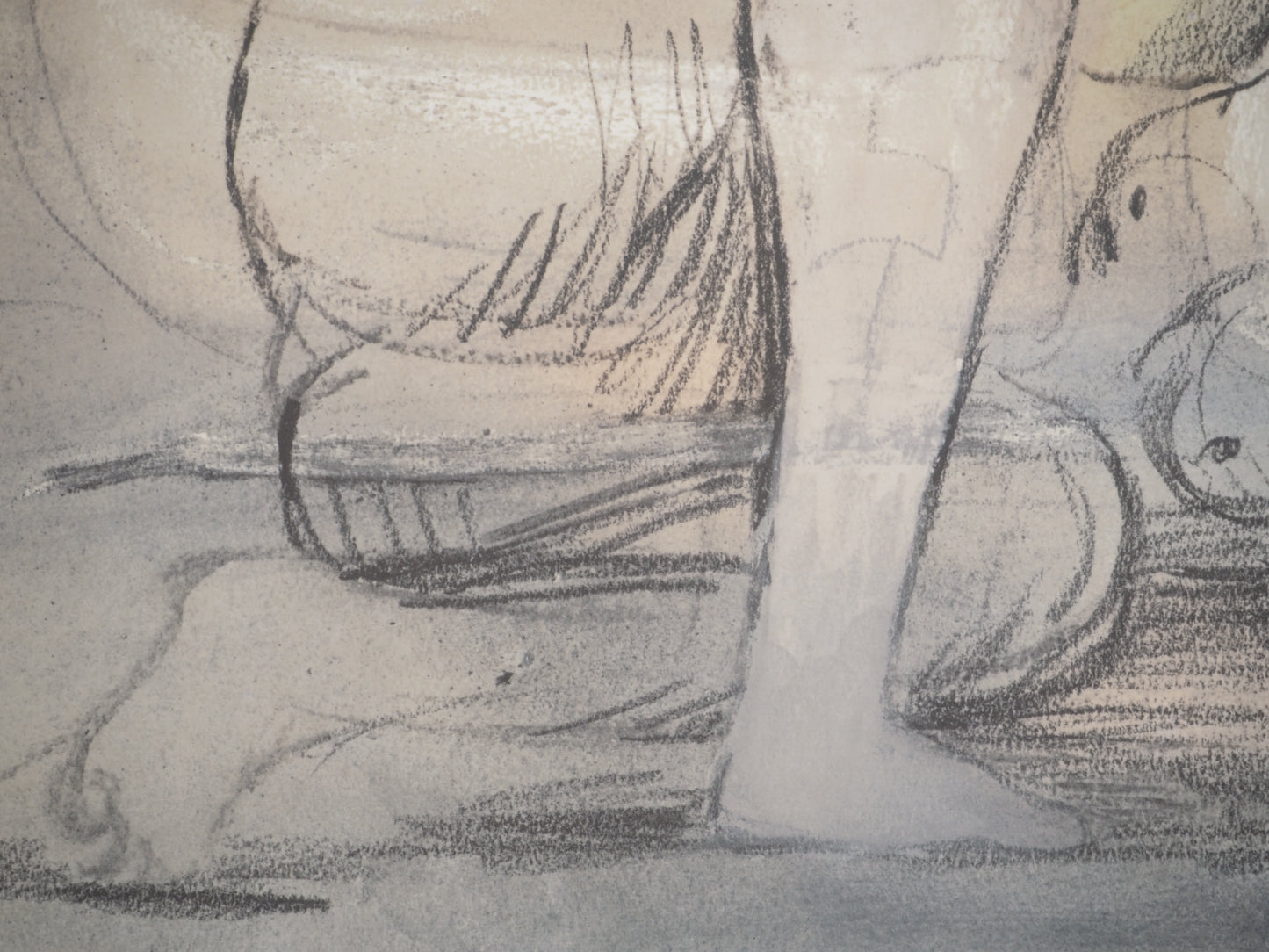 Henry MOORE : Nu allongé - Lithographie signée