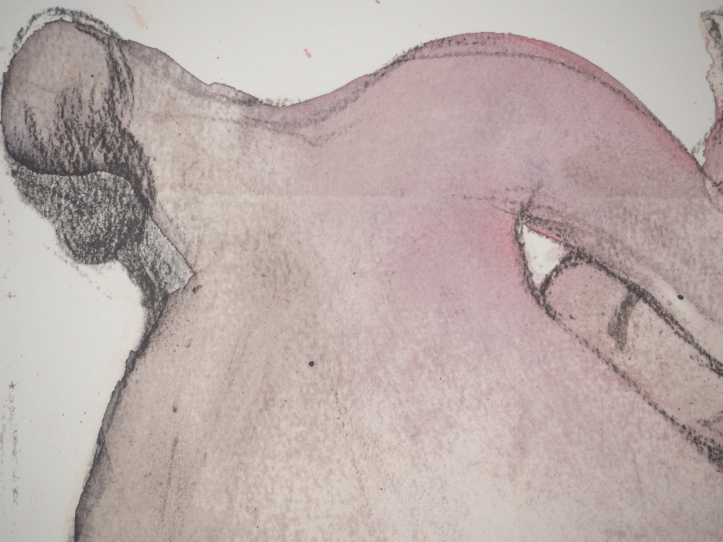 Henry MOORE : Femme de dos - Lithographie signée
