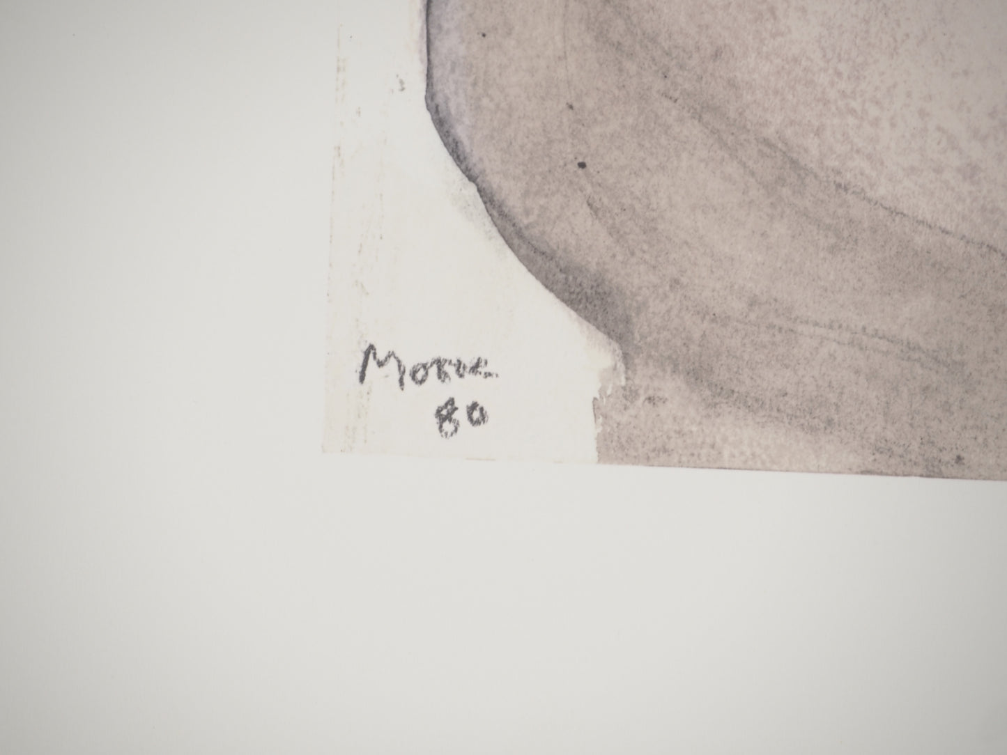Henry MOORE : Femme de dos - Lithographie signée
