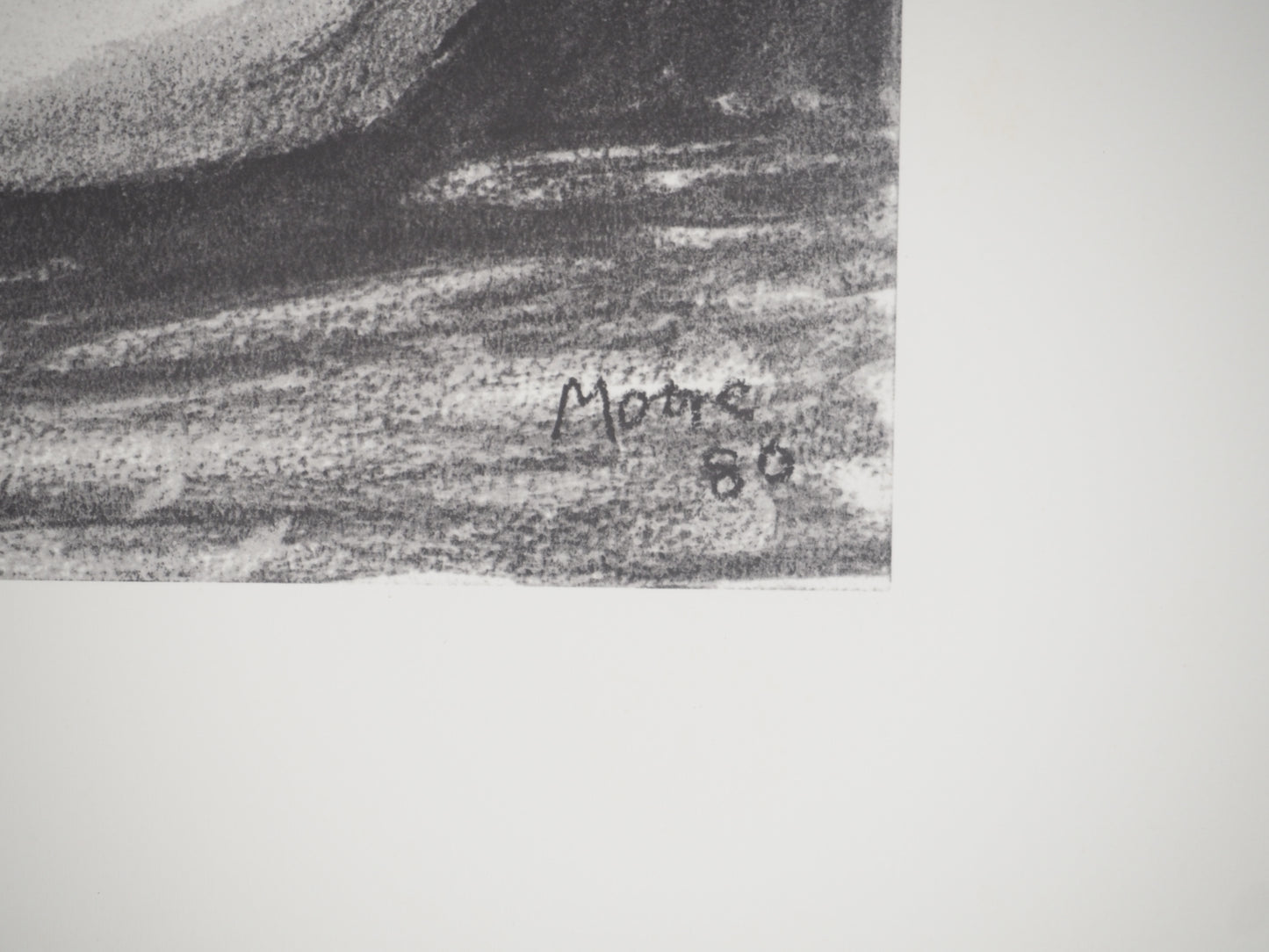 Henry MOORE : Le modèle - Lithographie signée