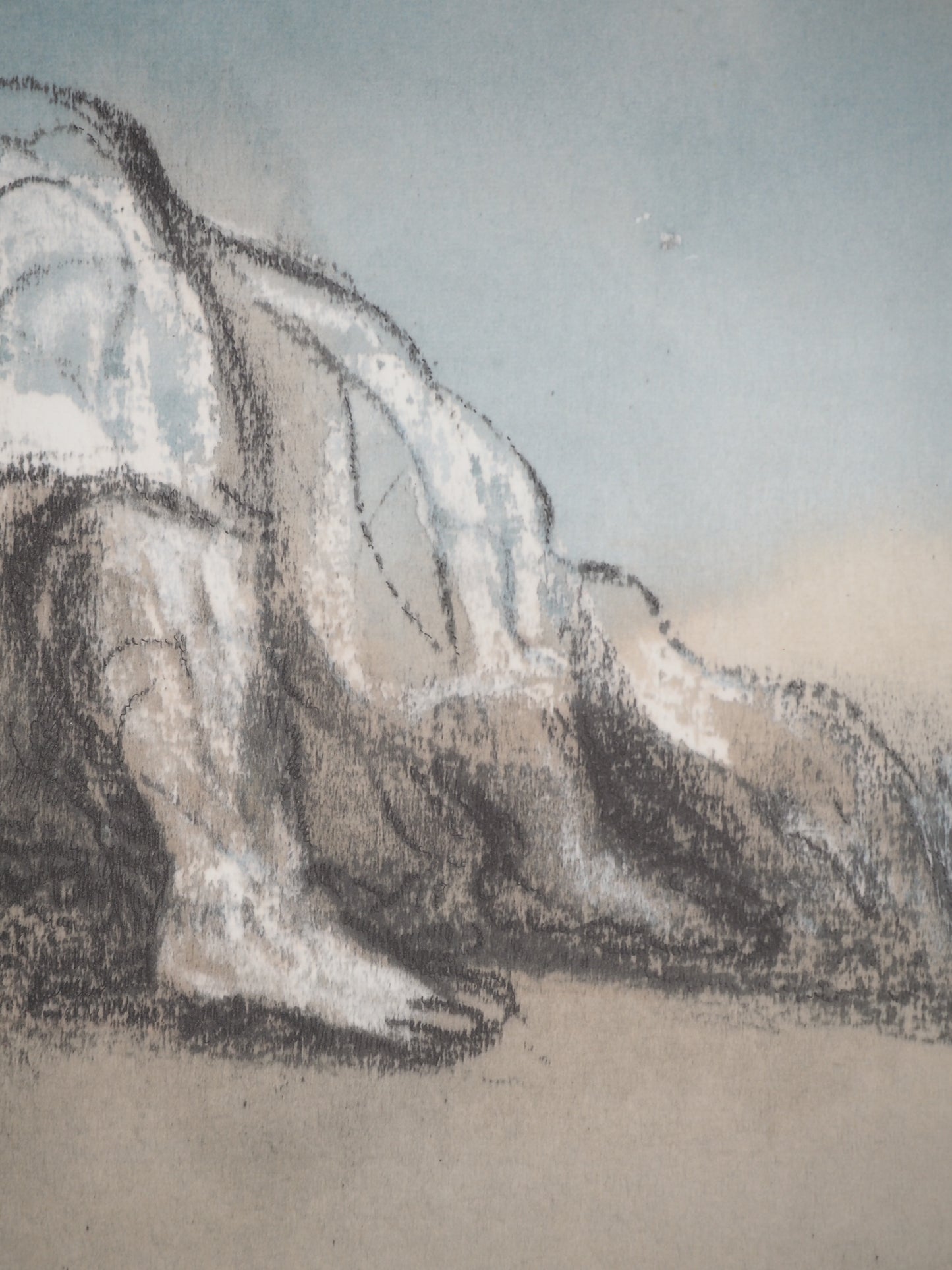 Henry MOORE : Coucher de soleil - Lithographie signée