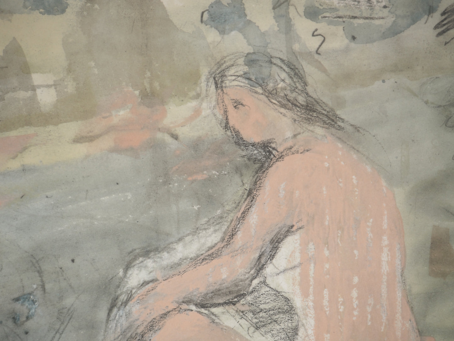 Henry MOORE : Couple au repos - Lithographie signée