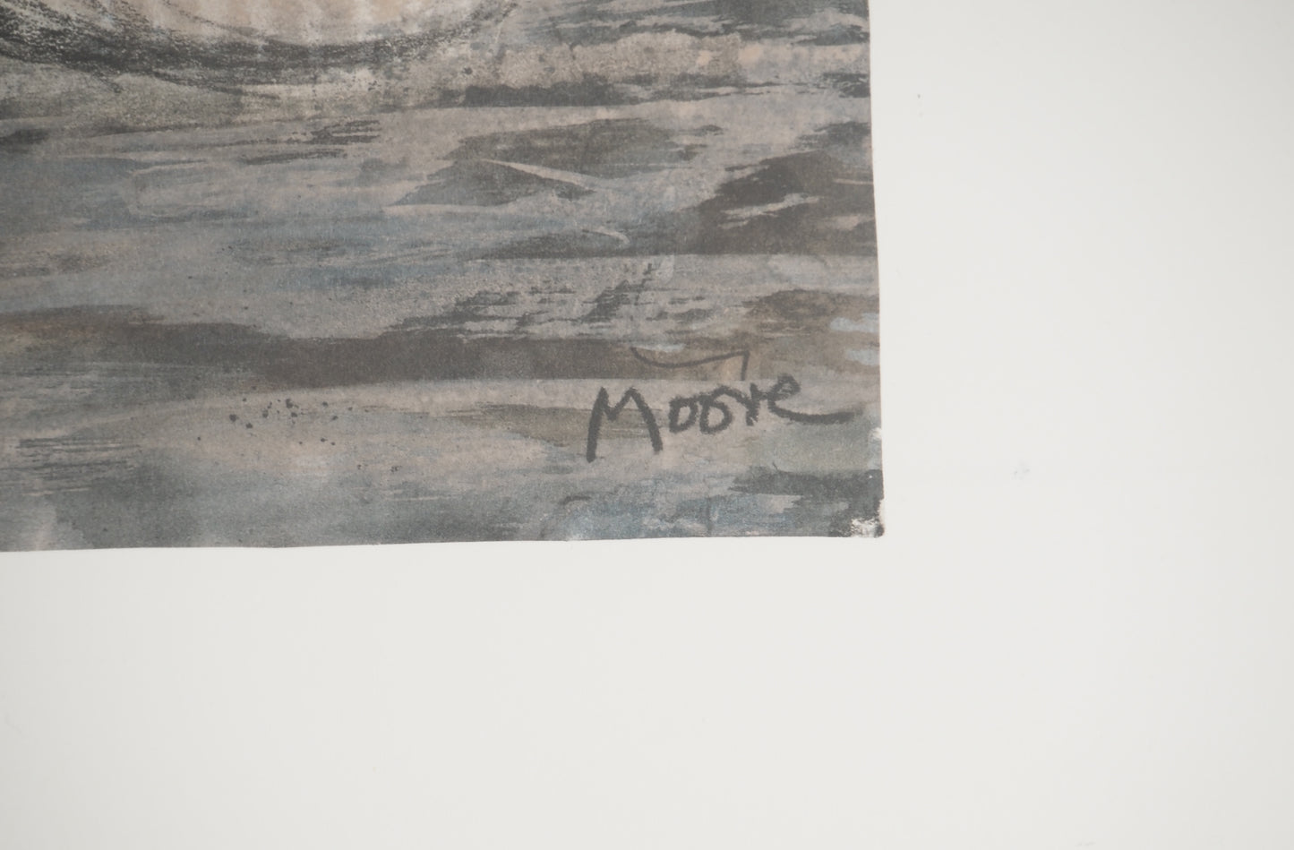 Henry MOORE : Couple au repos - Lithographie signée