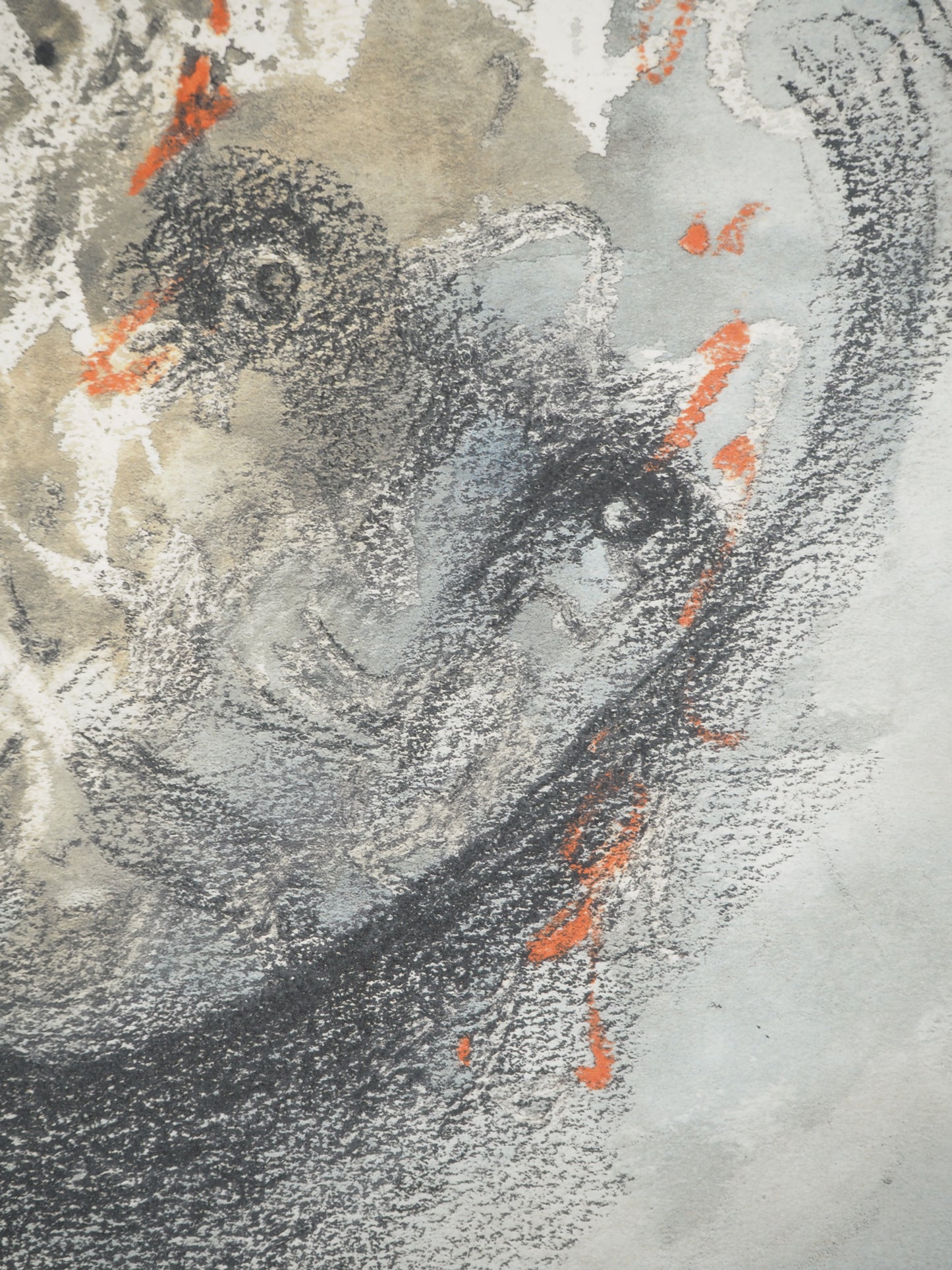 Henry MOORE : Alice de profil - Lithographie signée