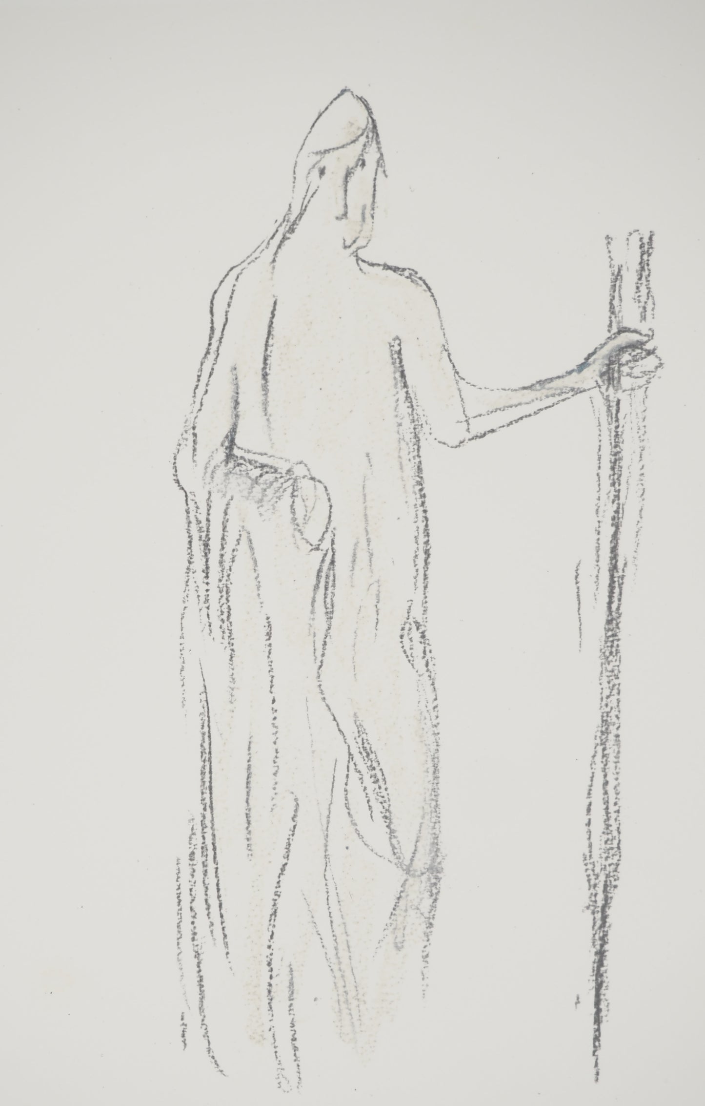 Henry MOORE : Le mendiant - Lithographie signée