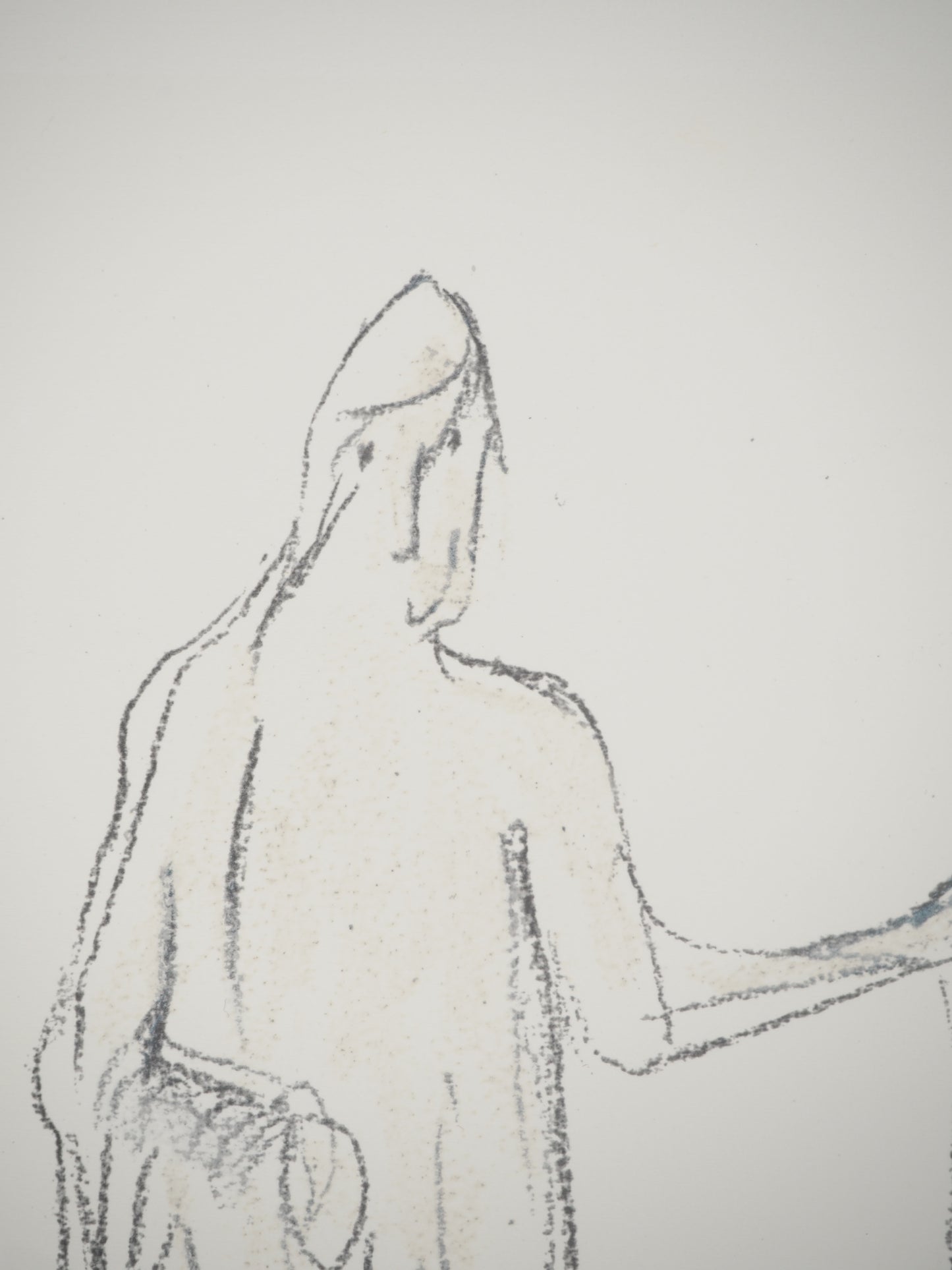 Henry MOORE : Le mendiant - Lithographie signée