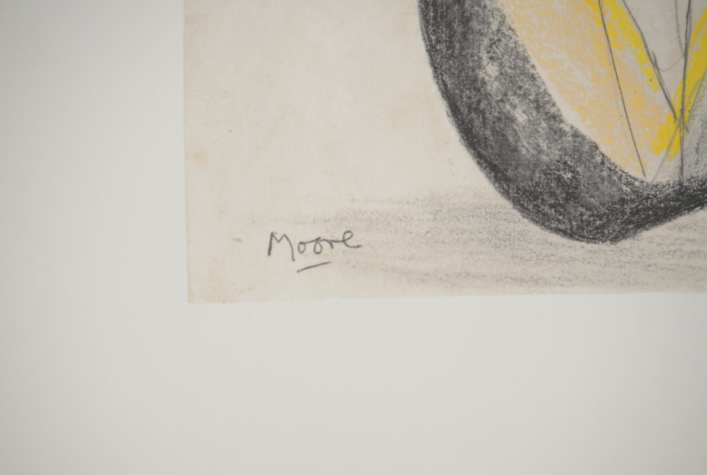 Henry MOORE : Figures abstraites - Lithographie signée