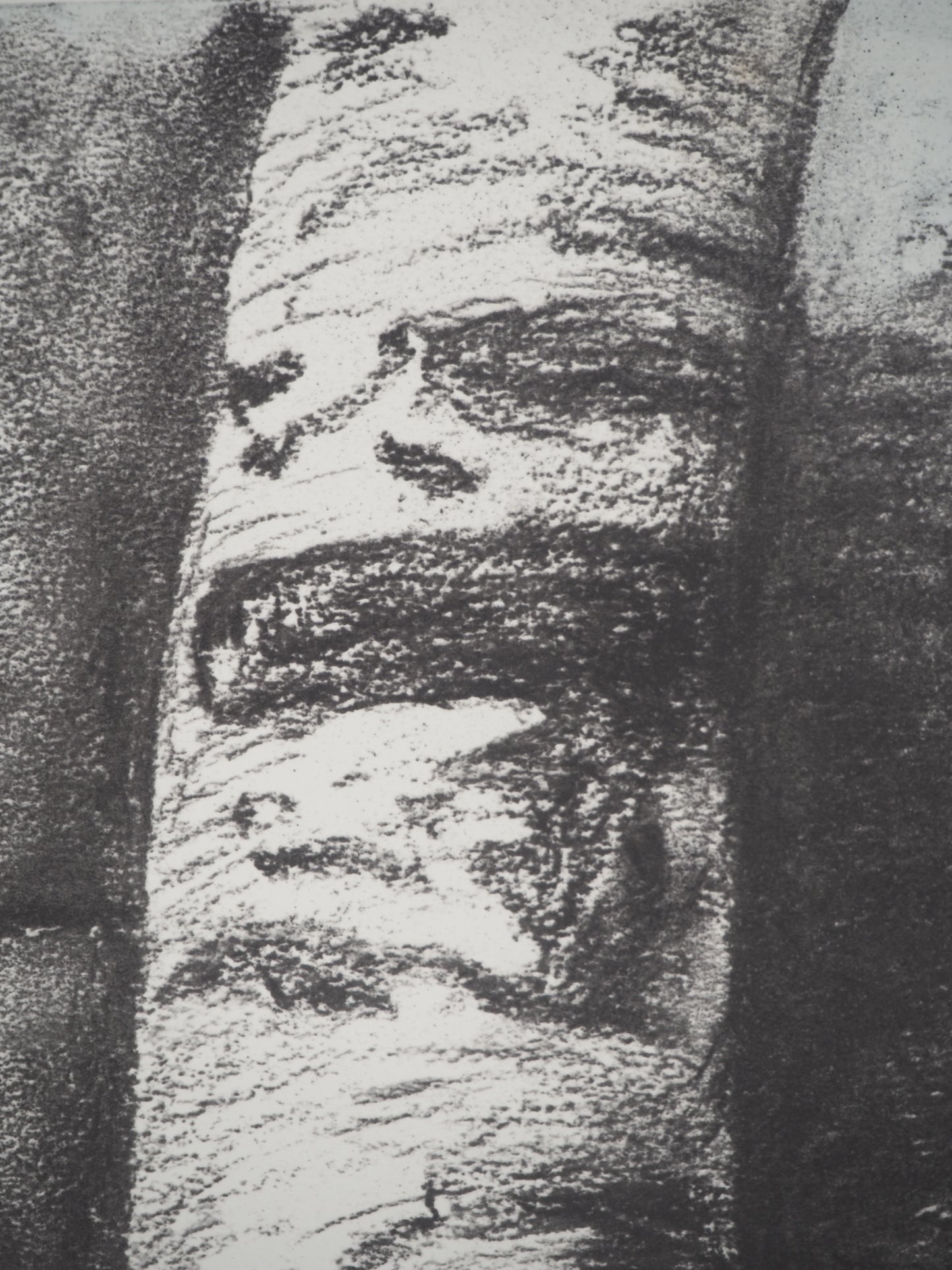 Henry MOORE : Tronc de hêtre - Lithographie signée