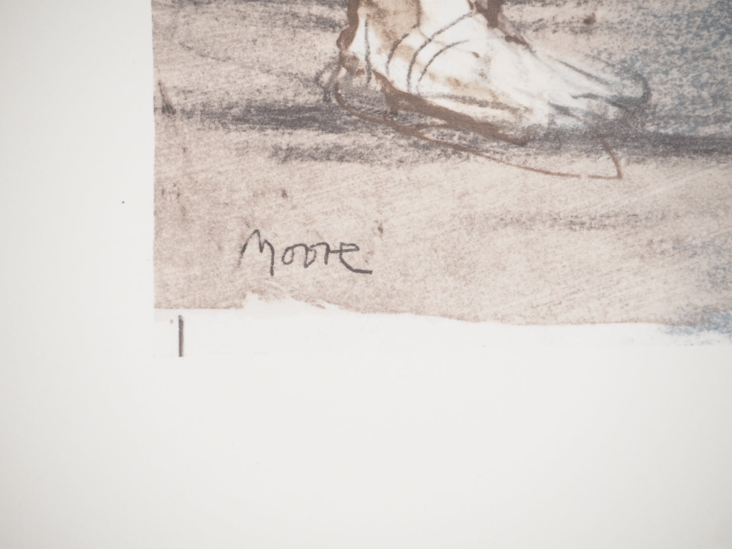 Henry MOORE : L'Enfance - Lithographie signée
