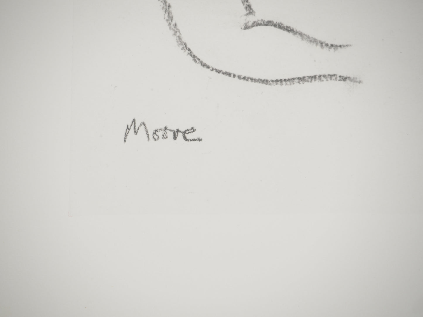 Henry MOORE : Amour maternel - Lithographie signée