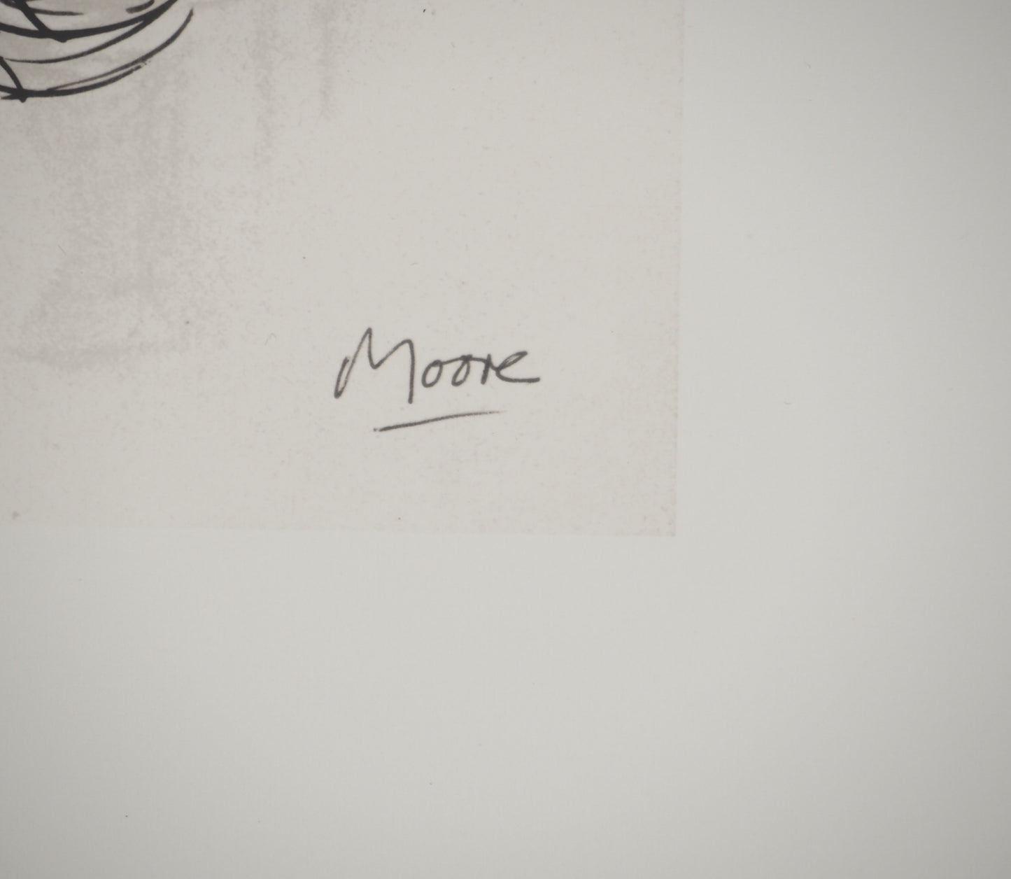 Henry MOORE : La Naissance - Lithographie signée