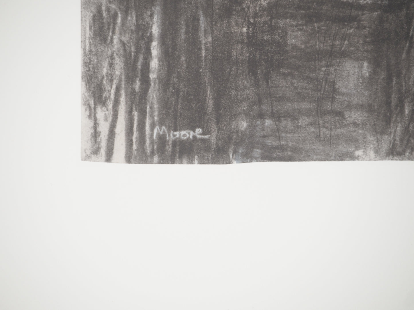 Henry MOORE : L'attente - Lithographie signée