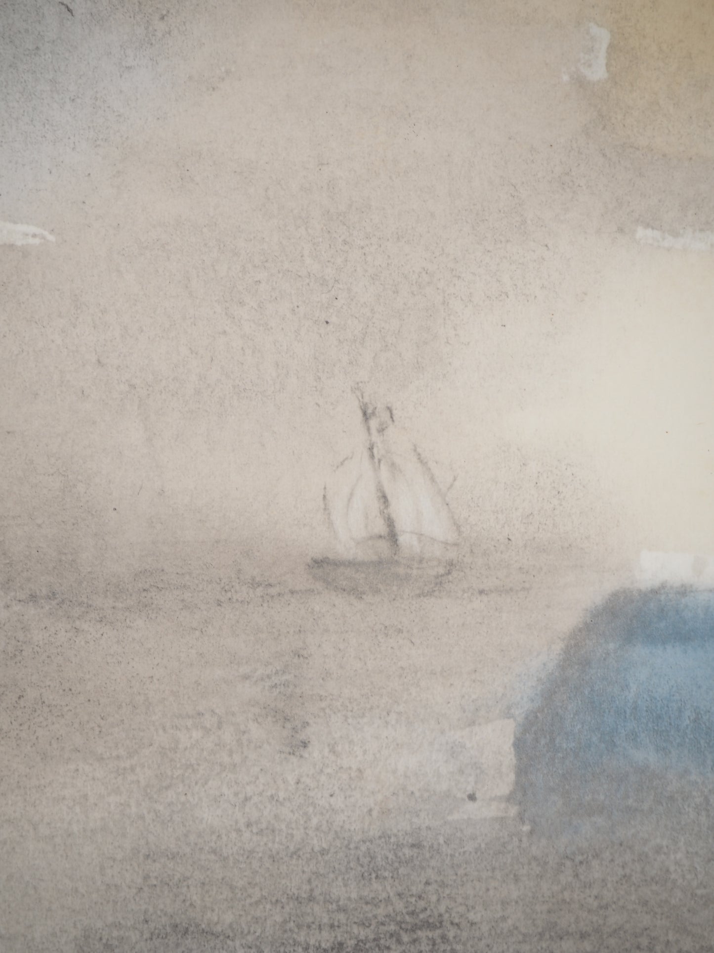 Henry MOORE : Au loin la Mer - Lithographie signée