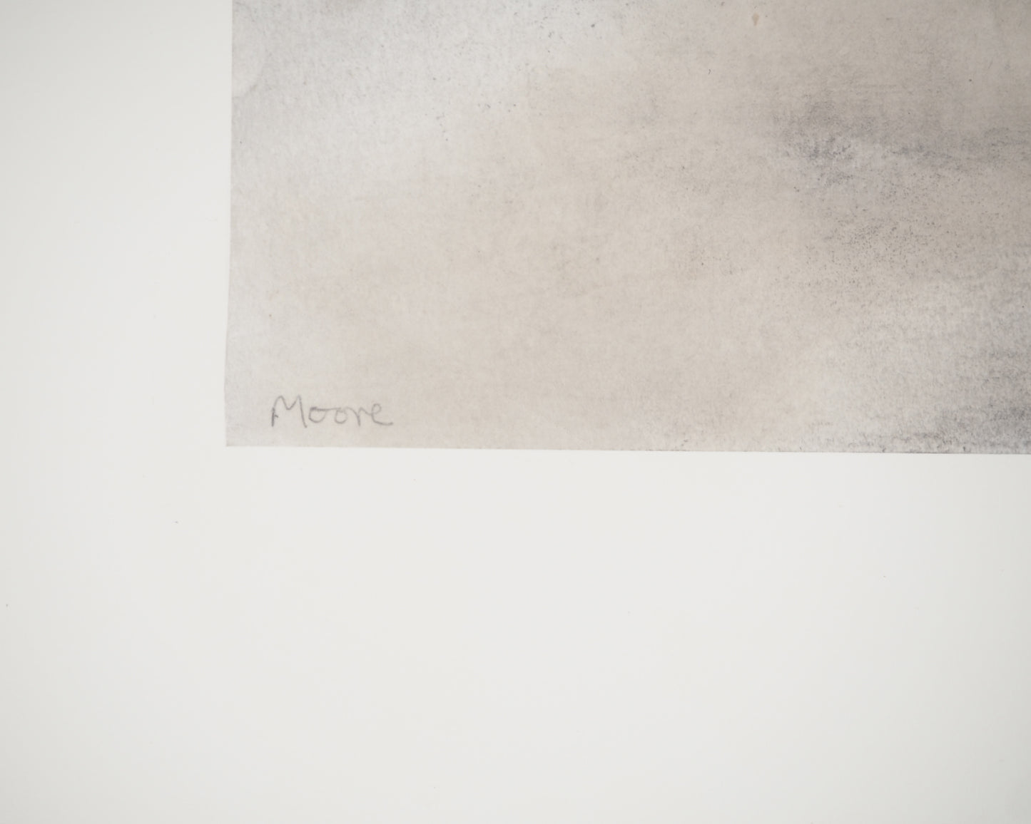 Henry MOORE : Au loin la Mer - Lithographie signée