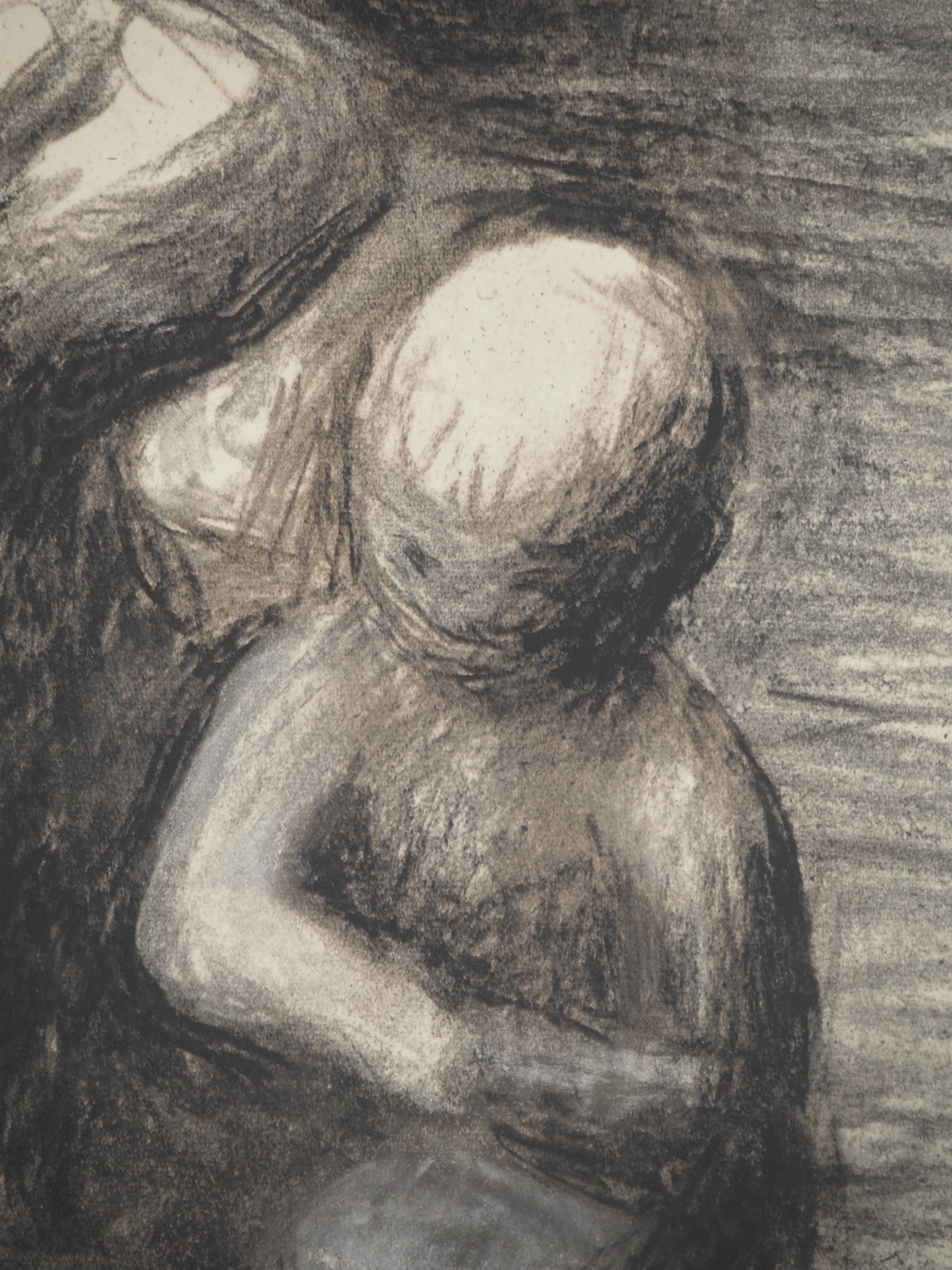 Henry MOORE : L'étreinte - Lithographie signée
