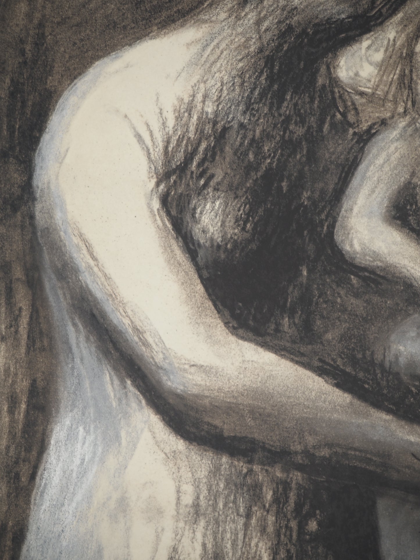 Henry MOORE : L'étreinte - Lithographie signée