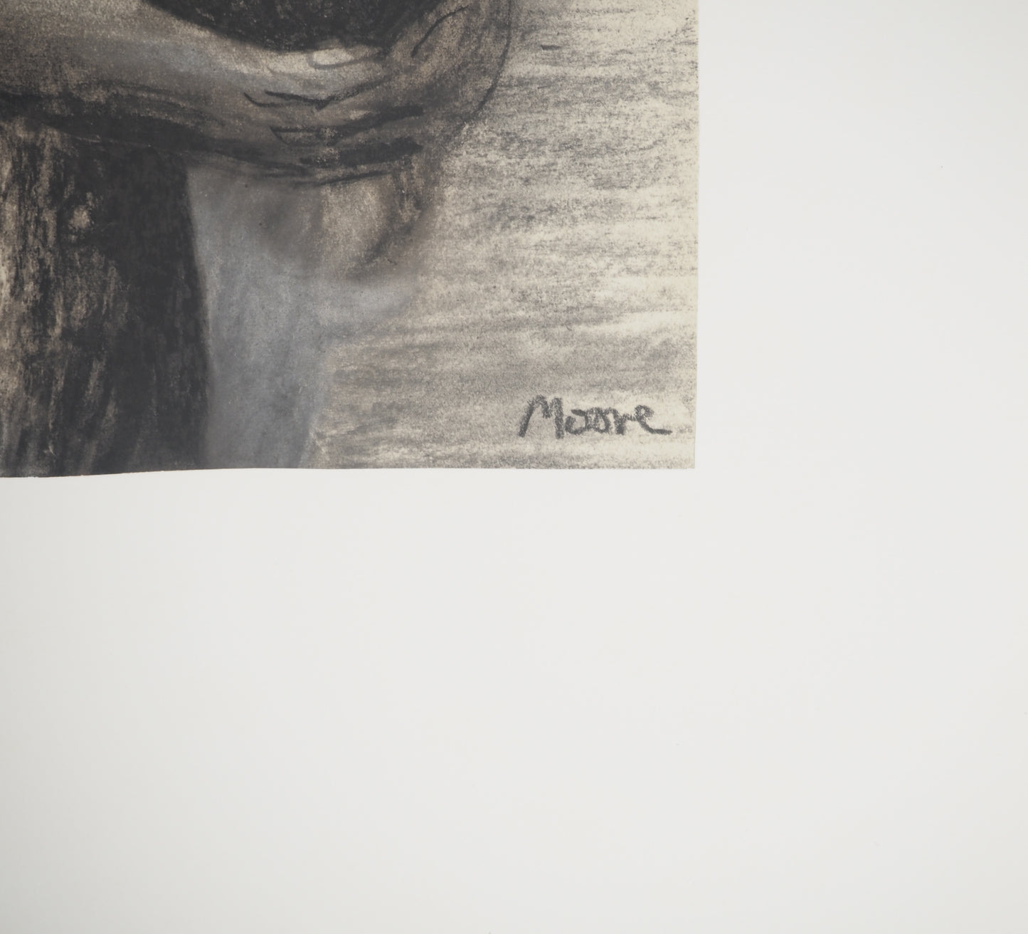 Henry MOORE : L'étreinte - Lithographie signée