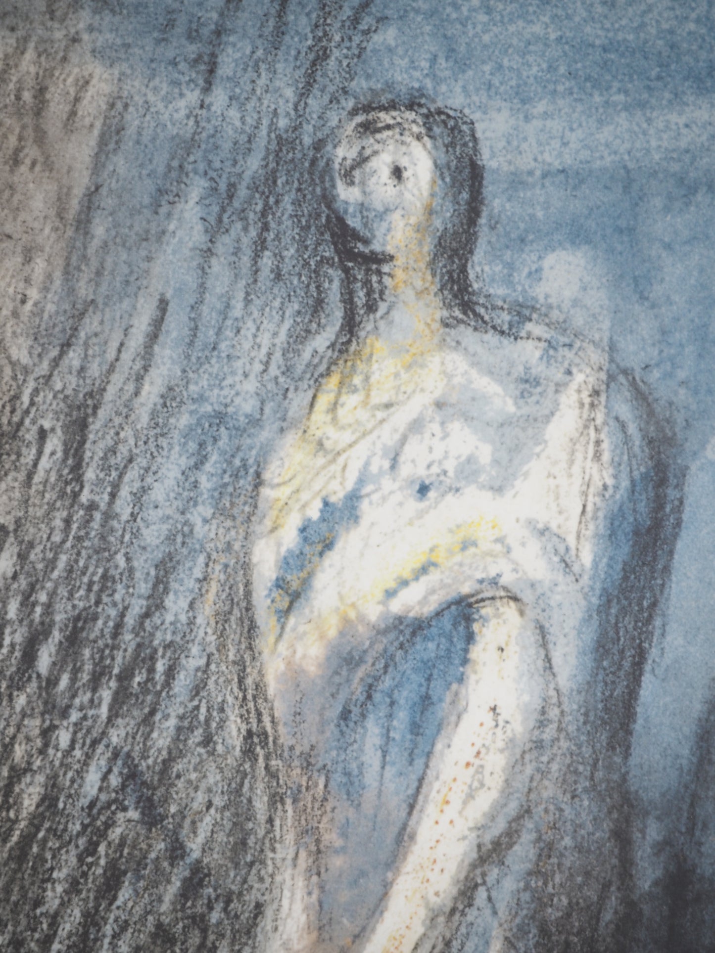 Henry MOORE : Le couple amoureux - Lithographie signée