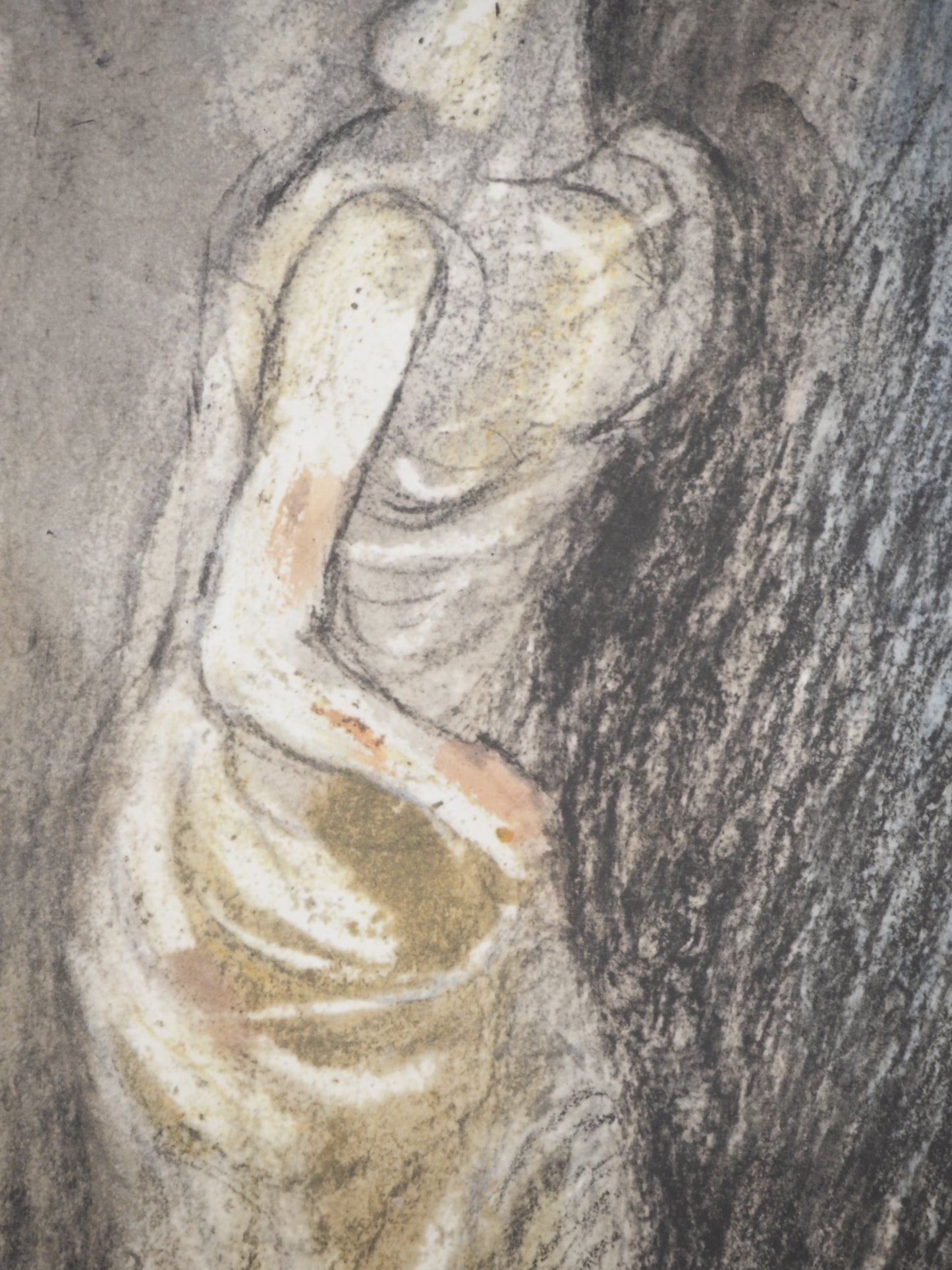 Henry MOORE : Le couple amoureux - Lithographie signée