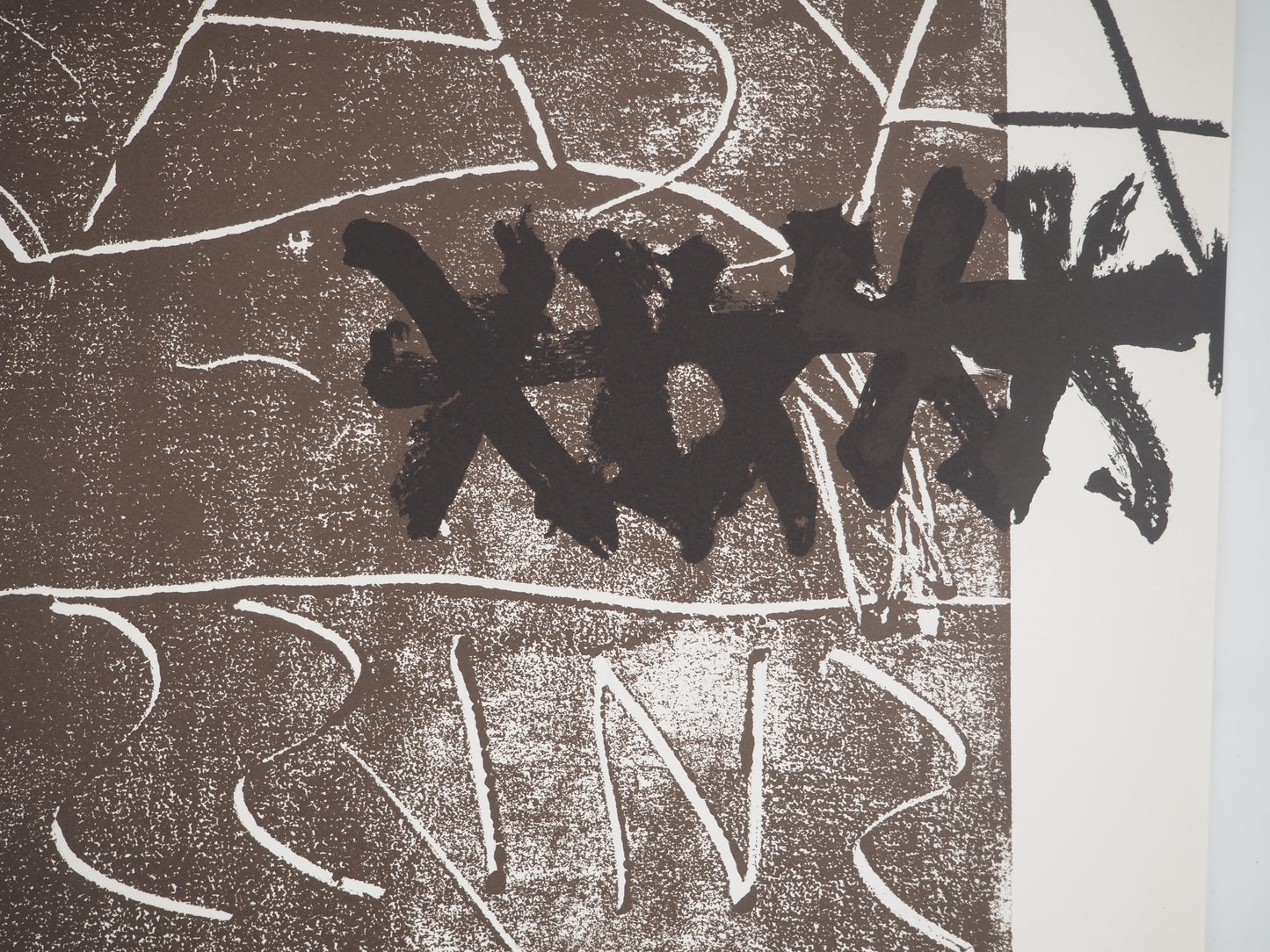Antoni TAPIES : Monotypes - Lithographie originale