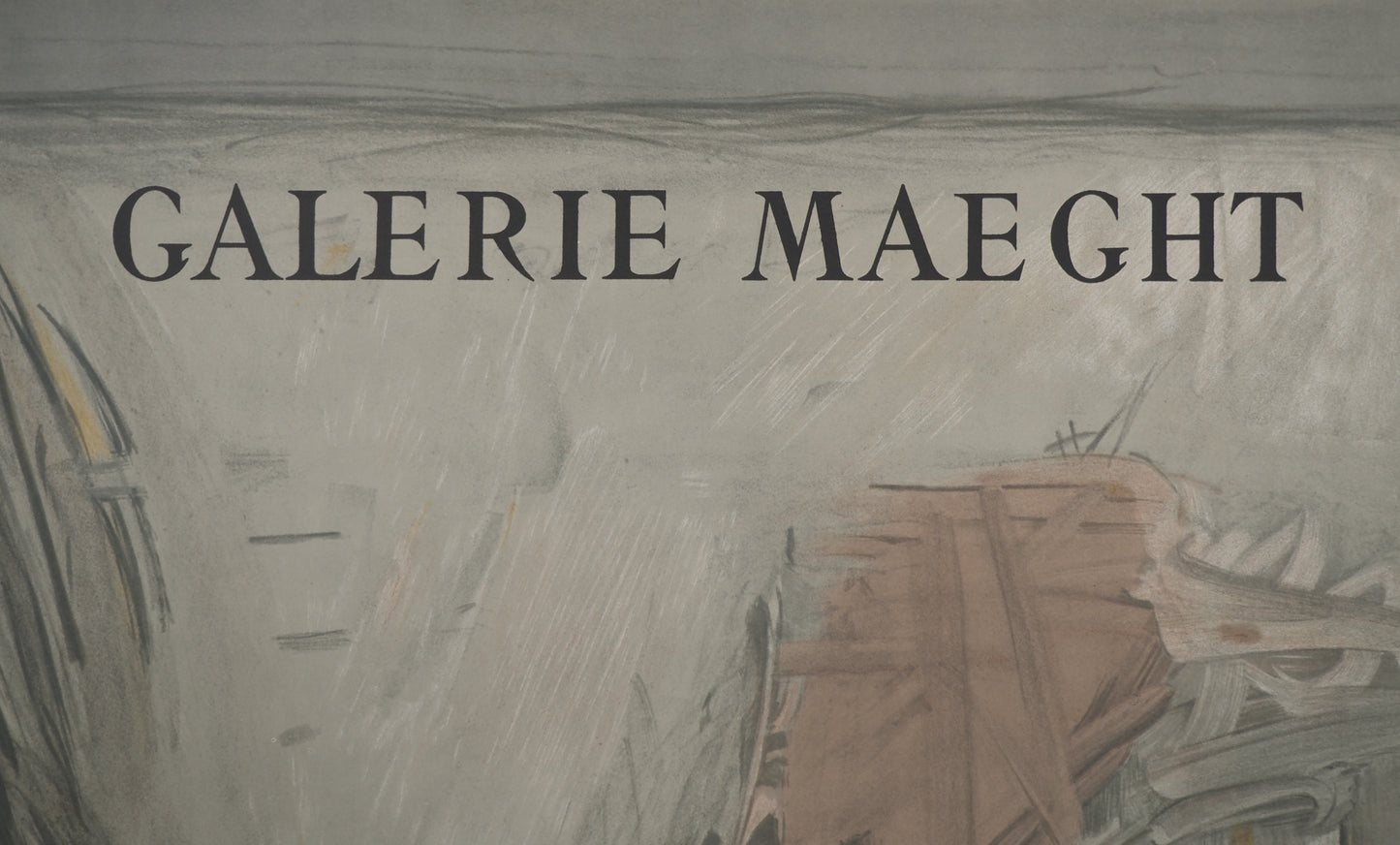 Alberto GIACOMETTI : Rue de Paris - Affiche originale signée