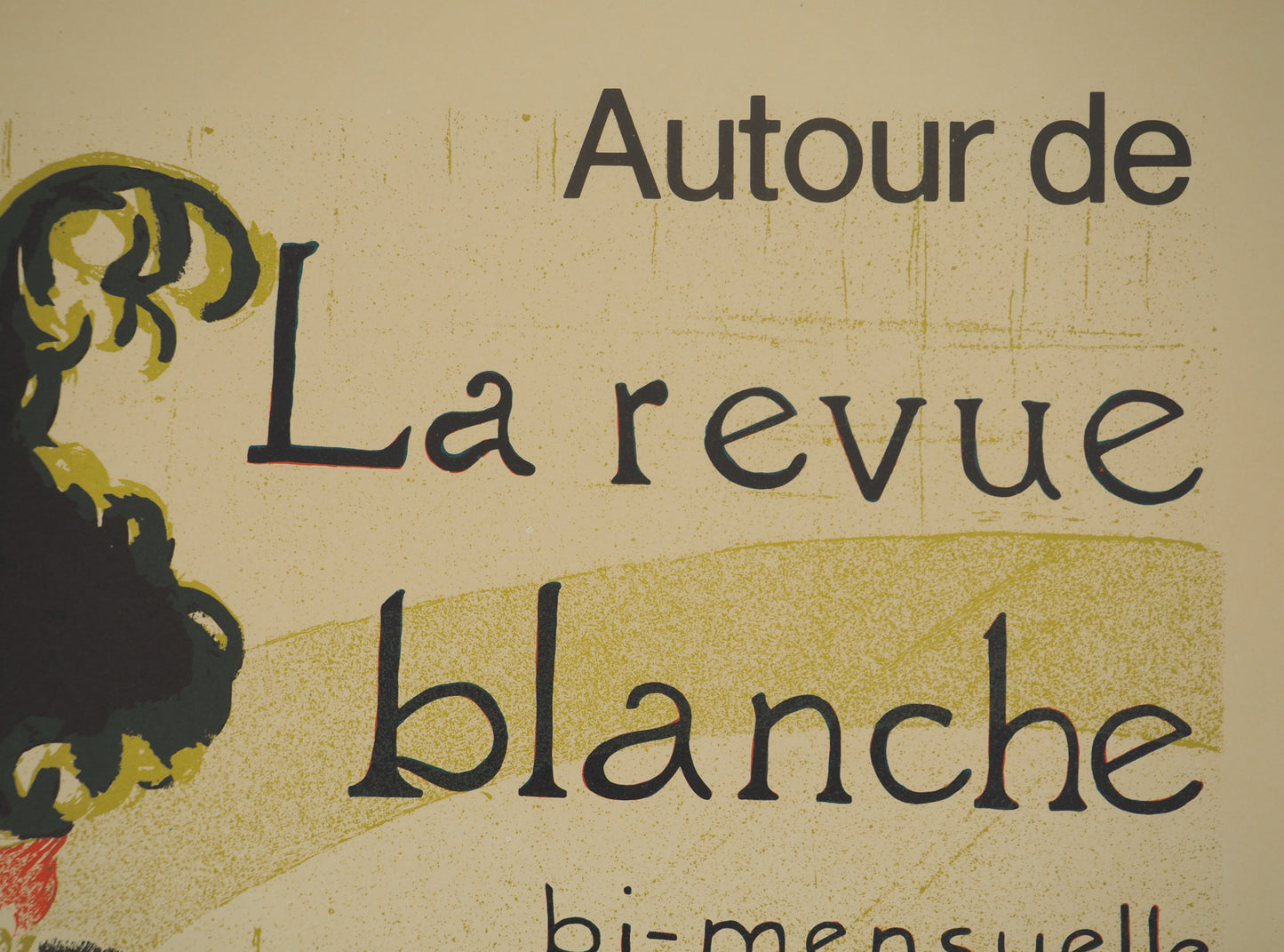Henri DE TOULOUSE LAUTREC : La Revue blanche - Affiche originale