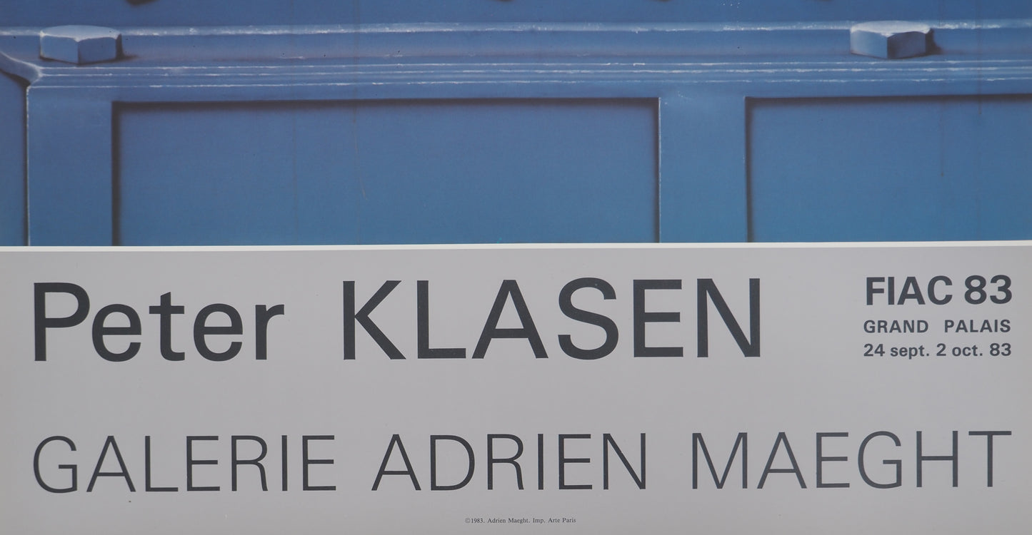 Peter KLASEN : FIAC 1983 - Affiche originale