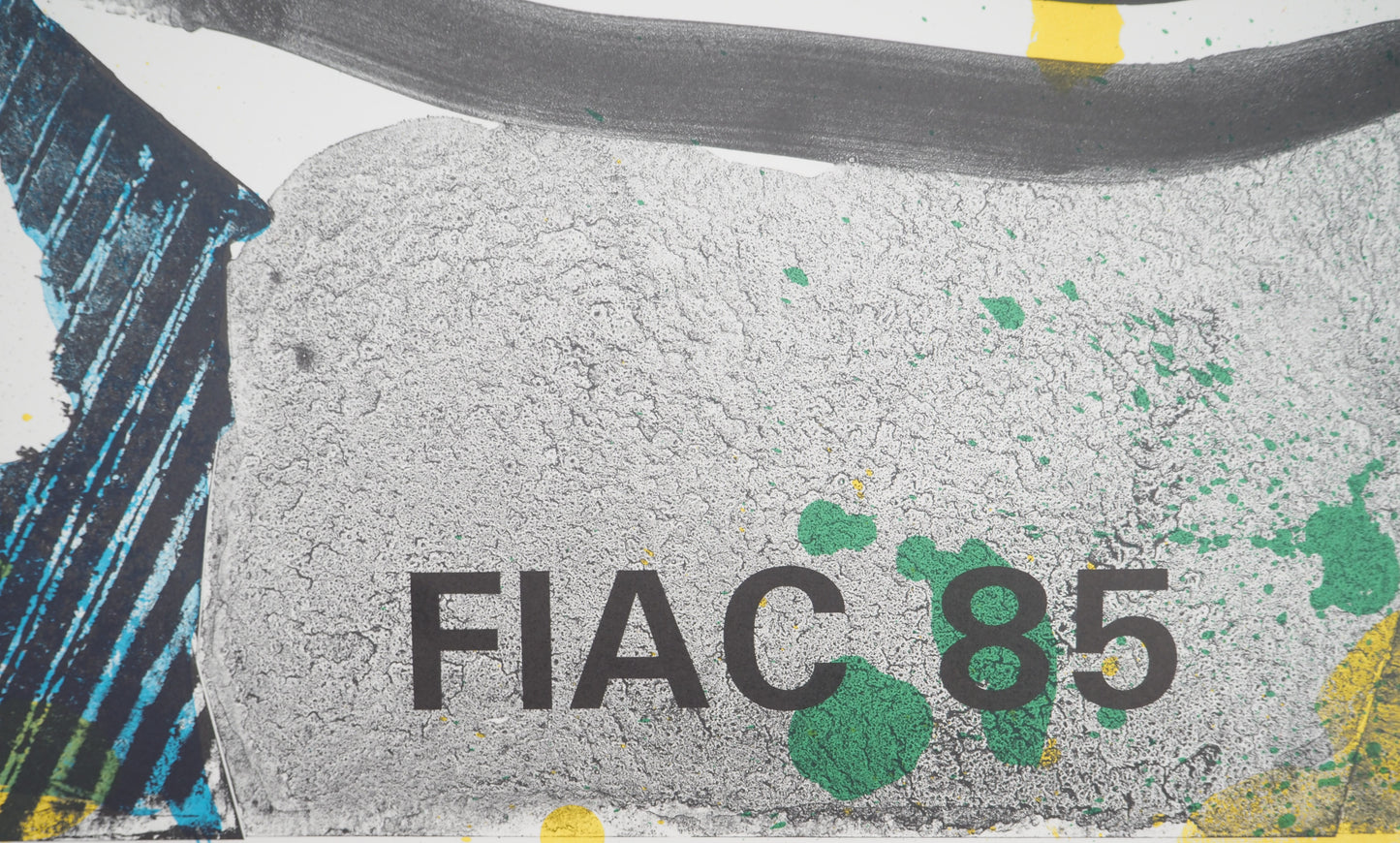 Jan VOSS : FIAC 1985 - Lithographie originale