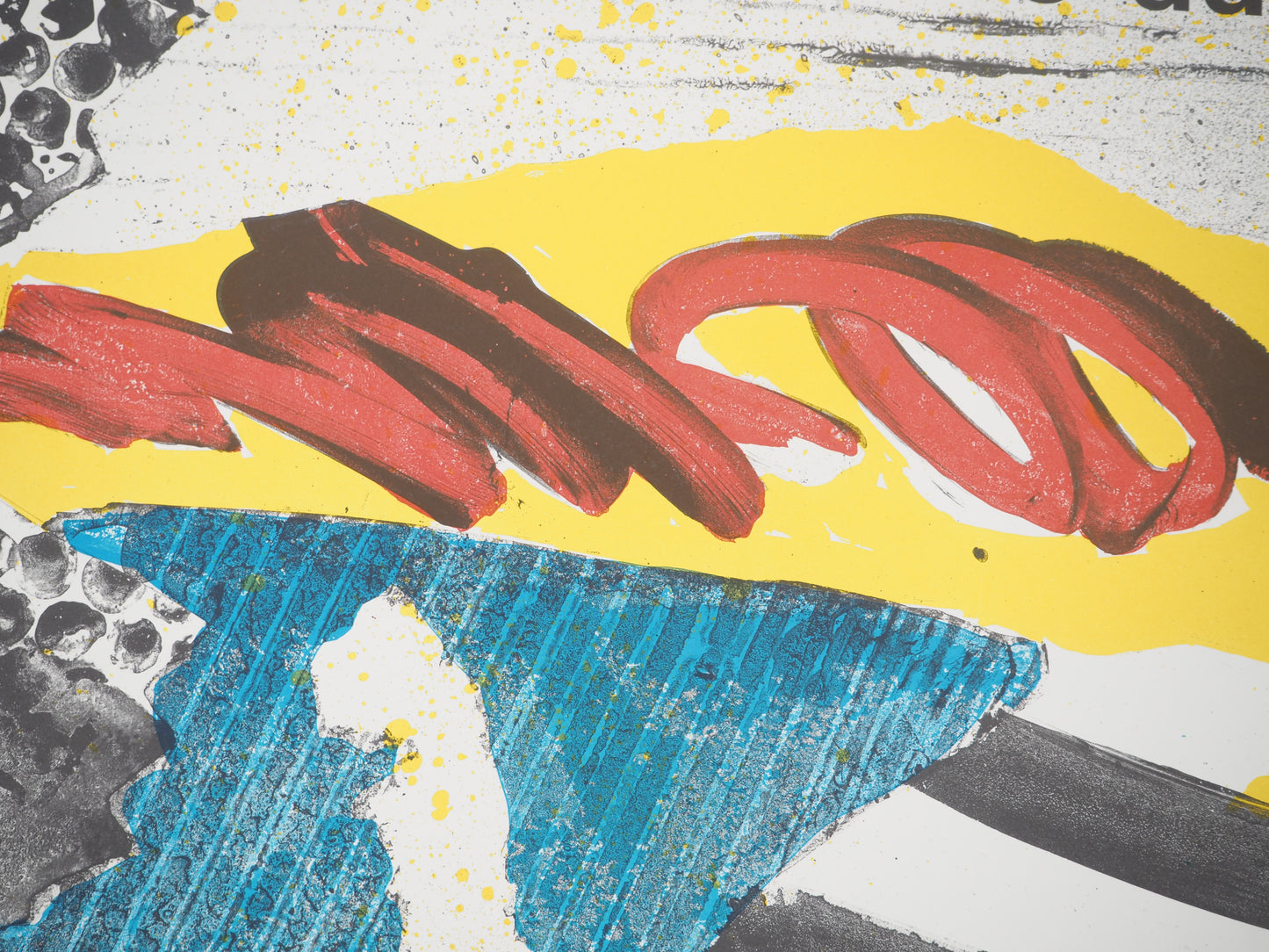 Jan VOSS : FIAC 1985 - Lithographie originale