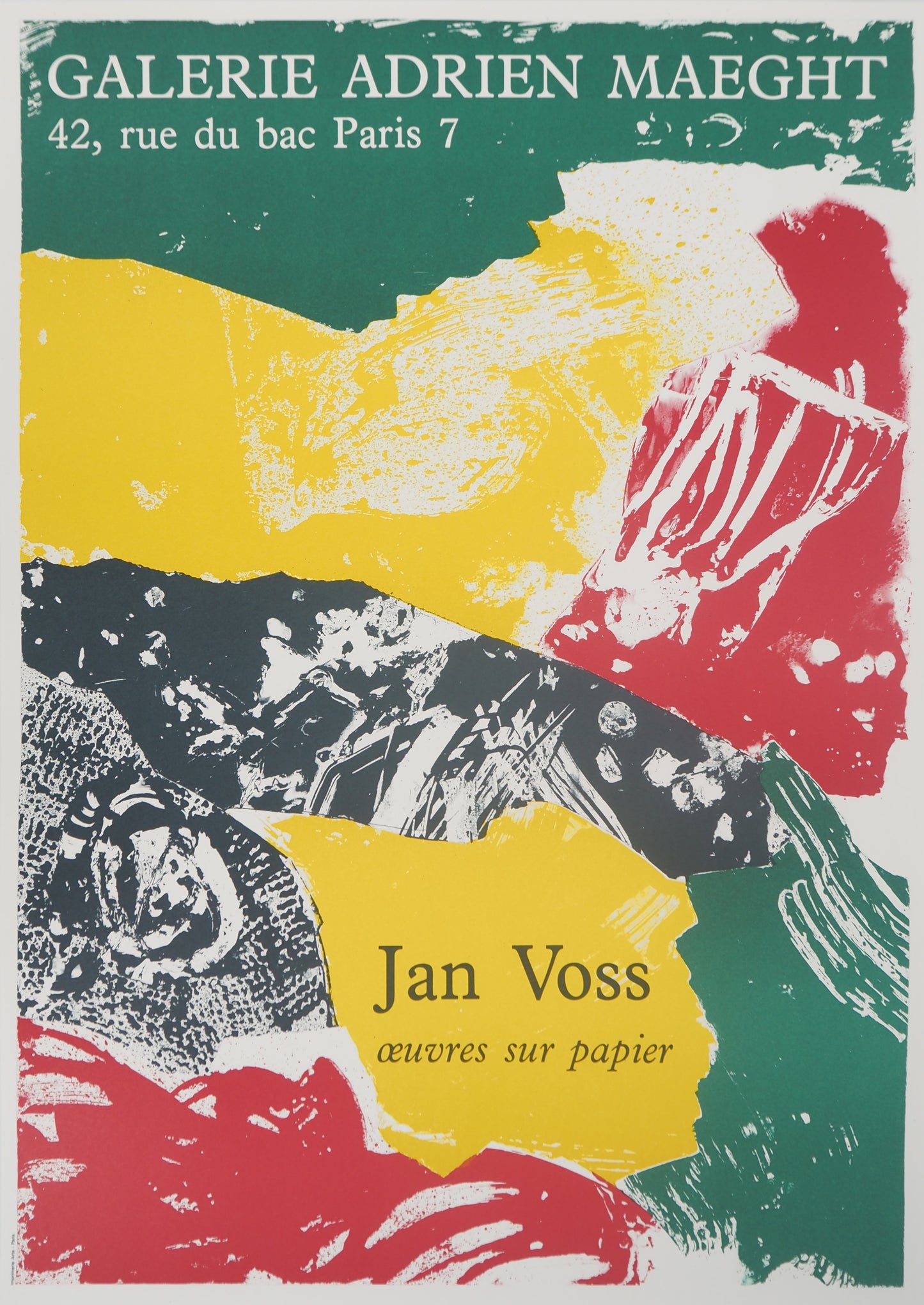 Jan VOSS : Oeuvres sur papier - Lithographie originale