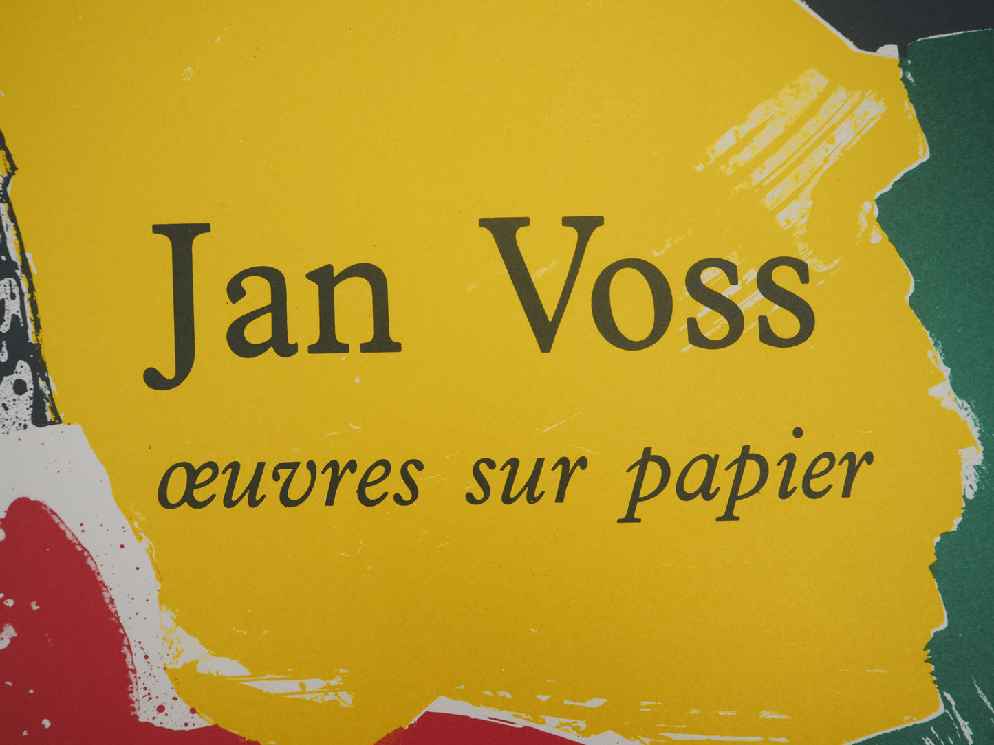 Jan VOSS : Oeuvres sur papier - Lithographie originale