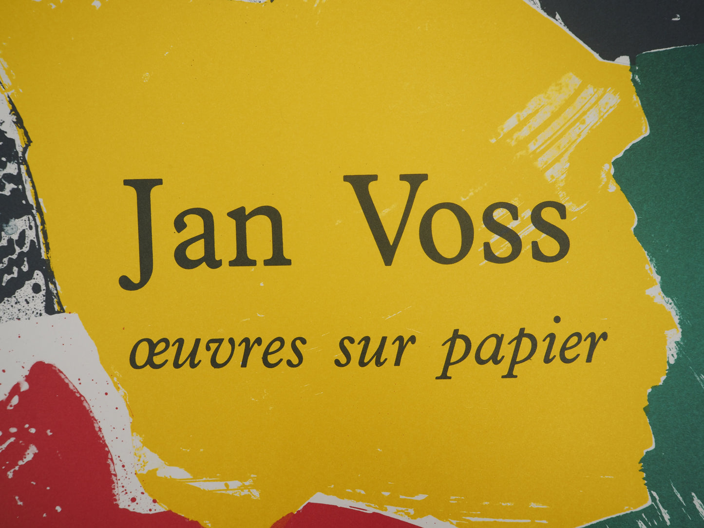 Jan VOSS : Oeuvres sur papier - Lithographie originale