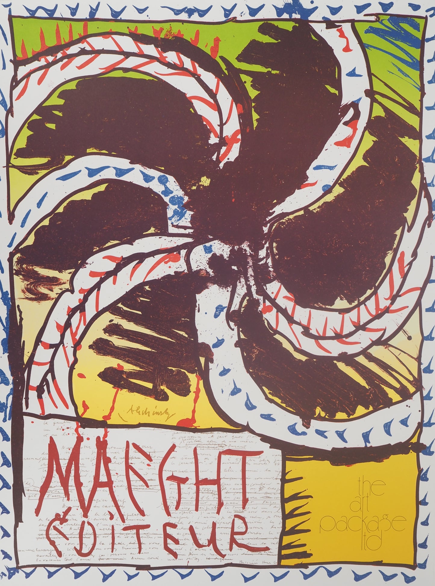 Pierre ALECHINSKY : Highland Park - Lithographie signée