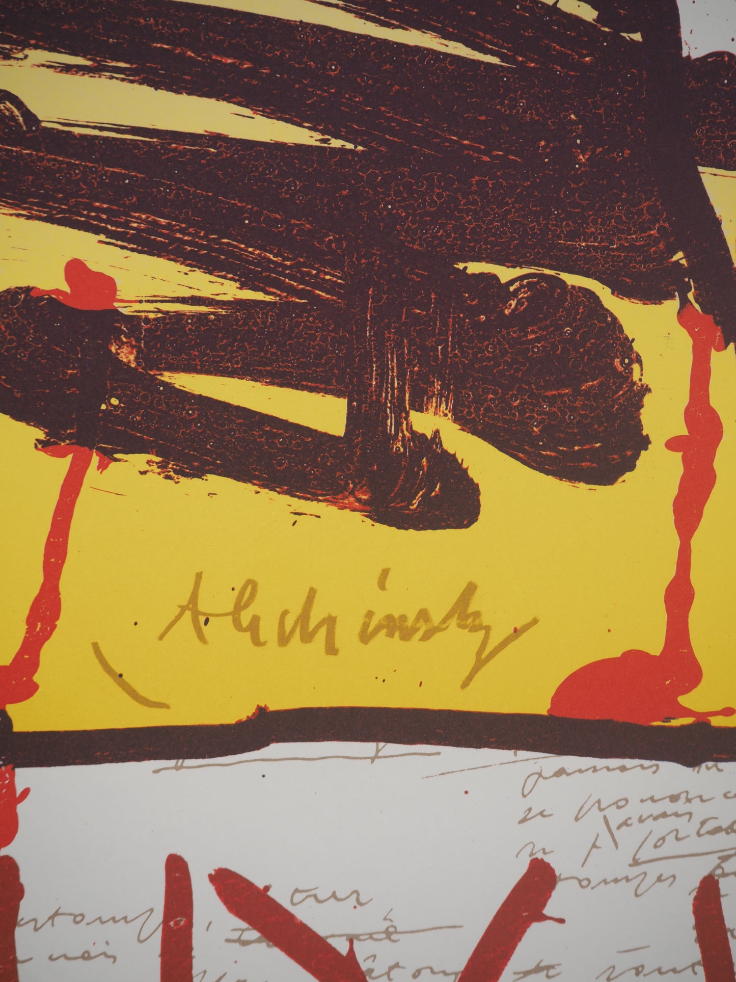 Pierre ALECHINSKY : Highland Park - Lithographie signée
