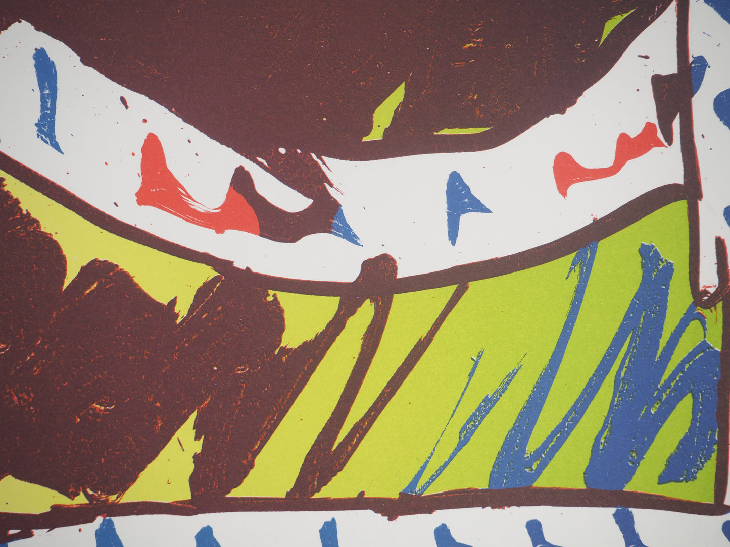Pierre ALECHINSKY : Highland Park - Lithographie signée