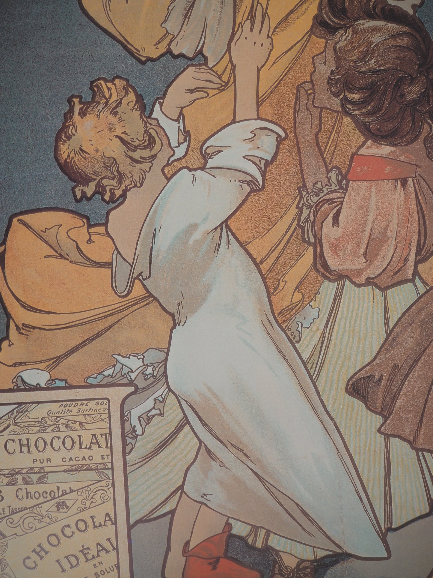 Alfons MUCHA : Chocolat idéal - Affiche signée