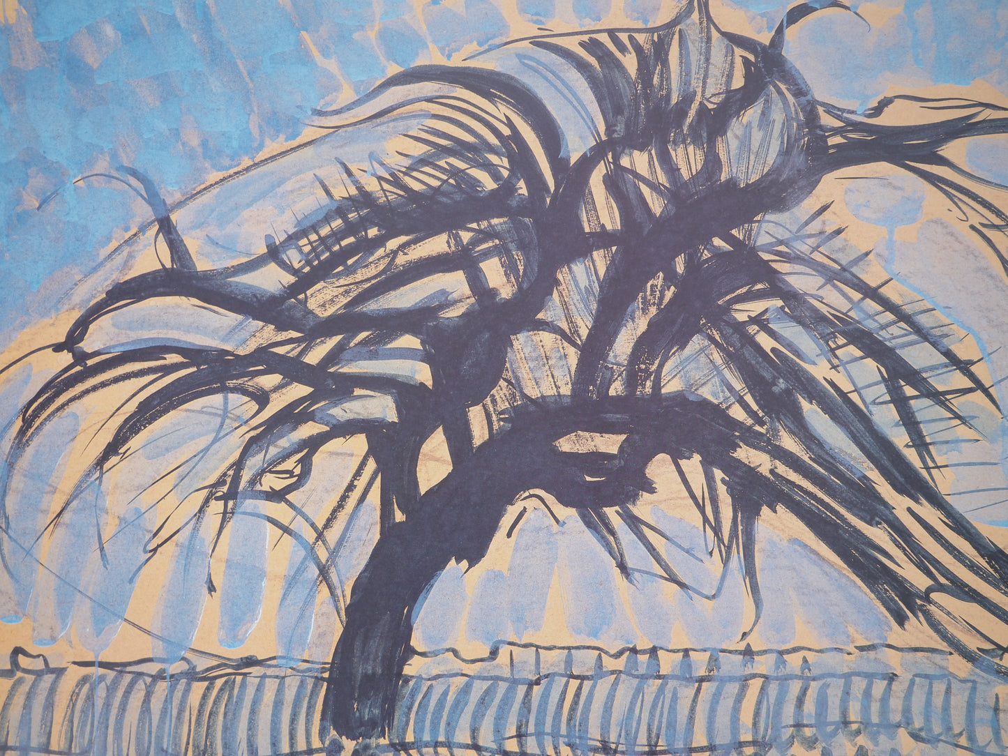 Piet MONDRIAN : Fondation Maeght Expo 1985 - Affiche originale
