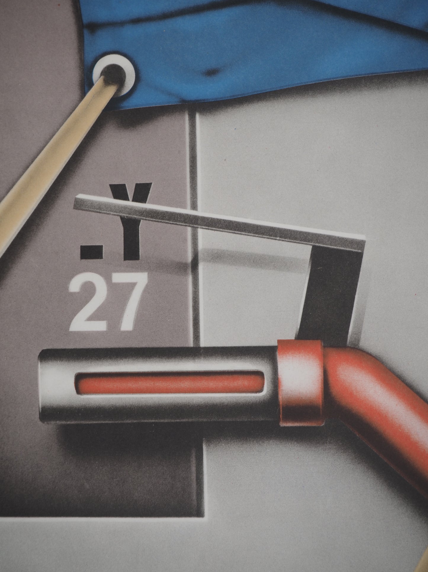 Peter KLASEN : Musée d'Art moderne - Lithographie originale signée