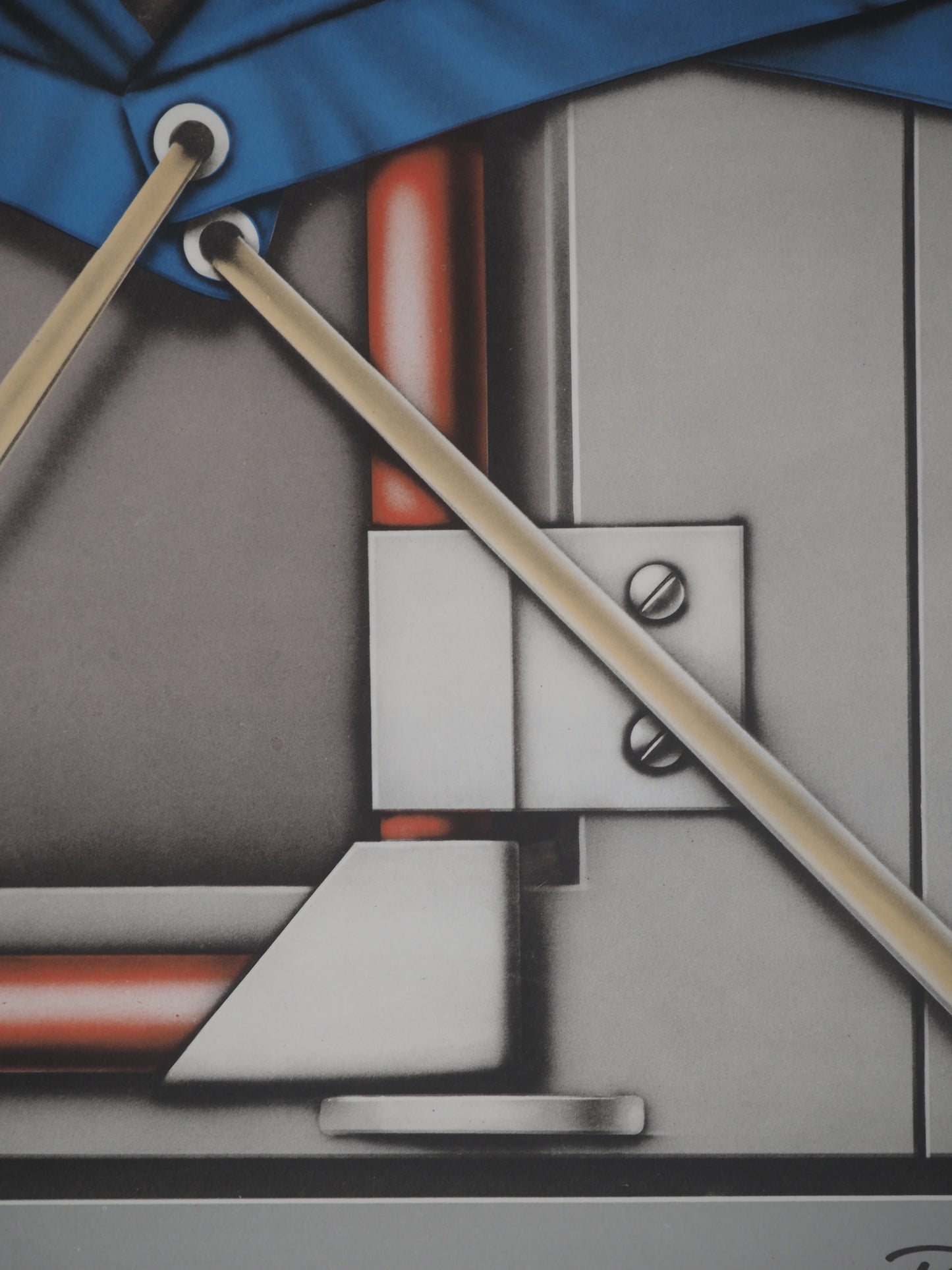 Peter KLASEN : Musée d'Art moderne - Lithographie originale signée