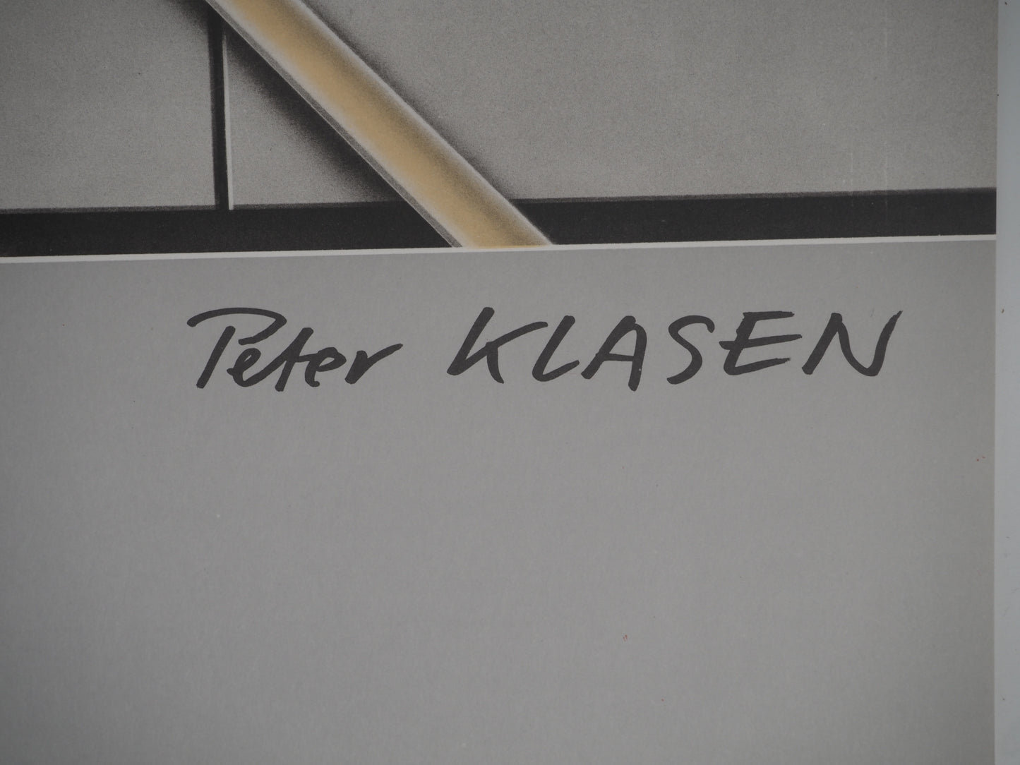 Peter KLASEN : Musée d'Art moderne - Lithographie originale signée